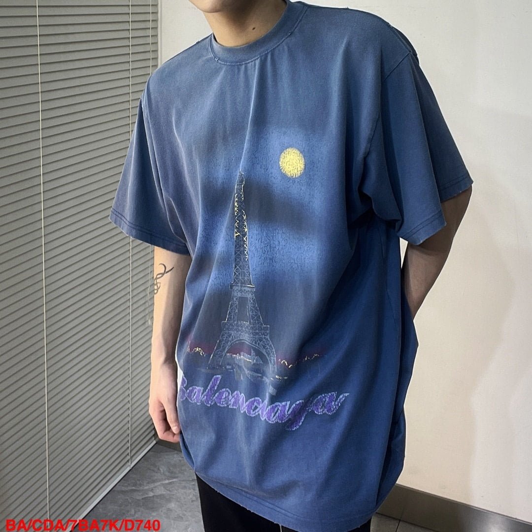 Balenciaga Paris Moon T-Shirt Oversized