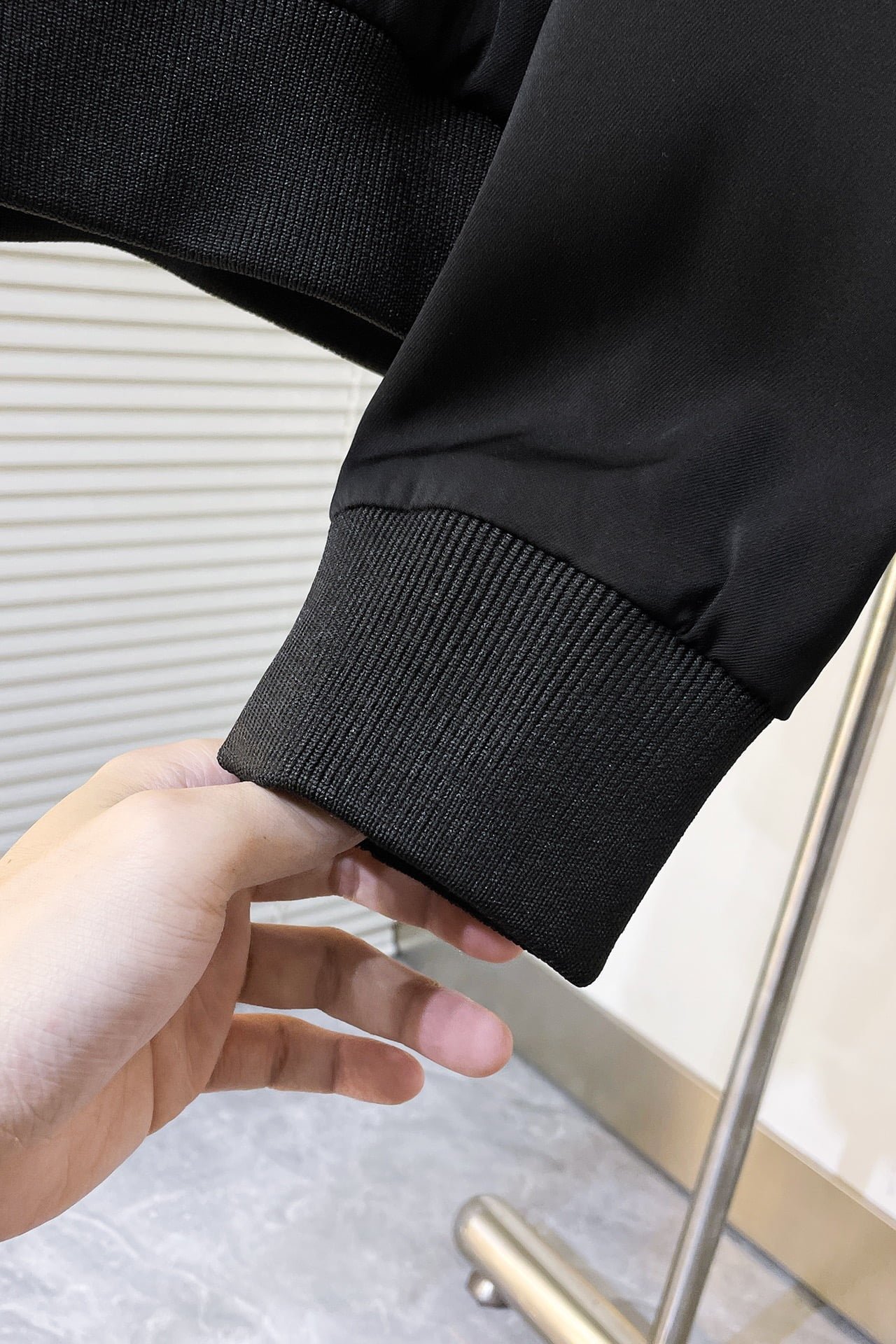 Celine triomphe blouson jacket in rayon twill