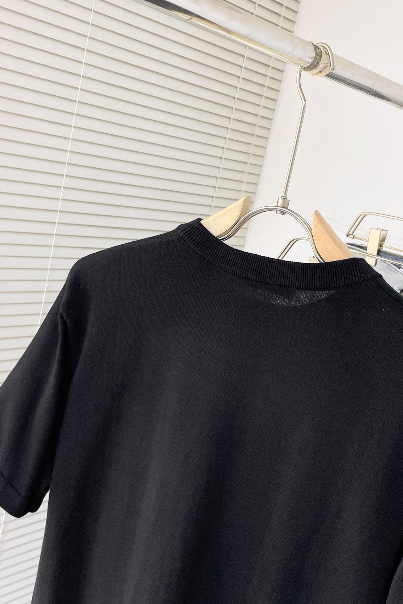 LV Embellished Short-Sleeved Cotton Crewneck