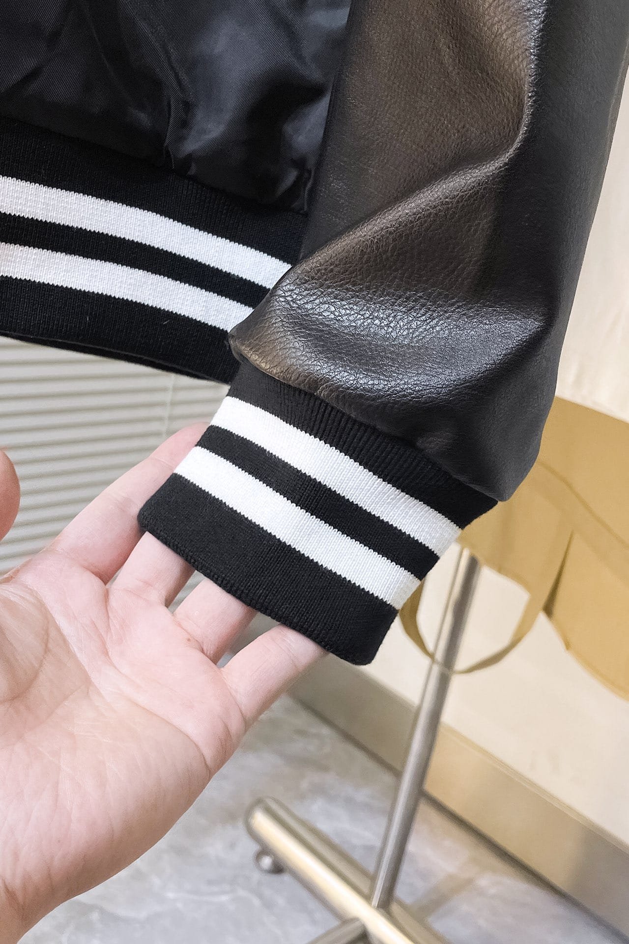 Oversized Re-Nylon bomber jacket