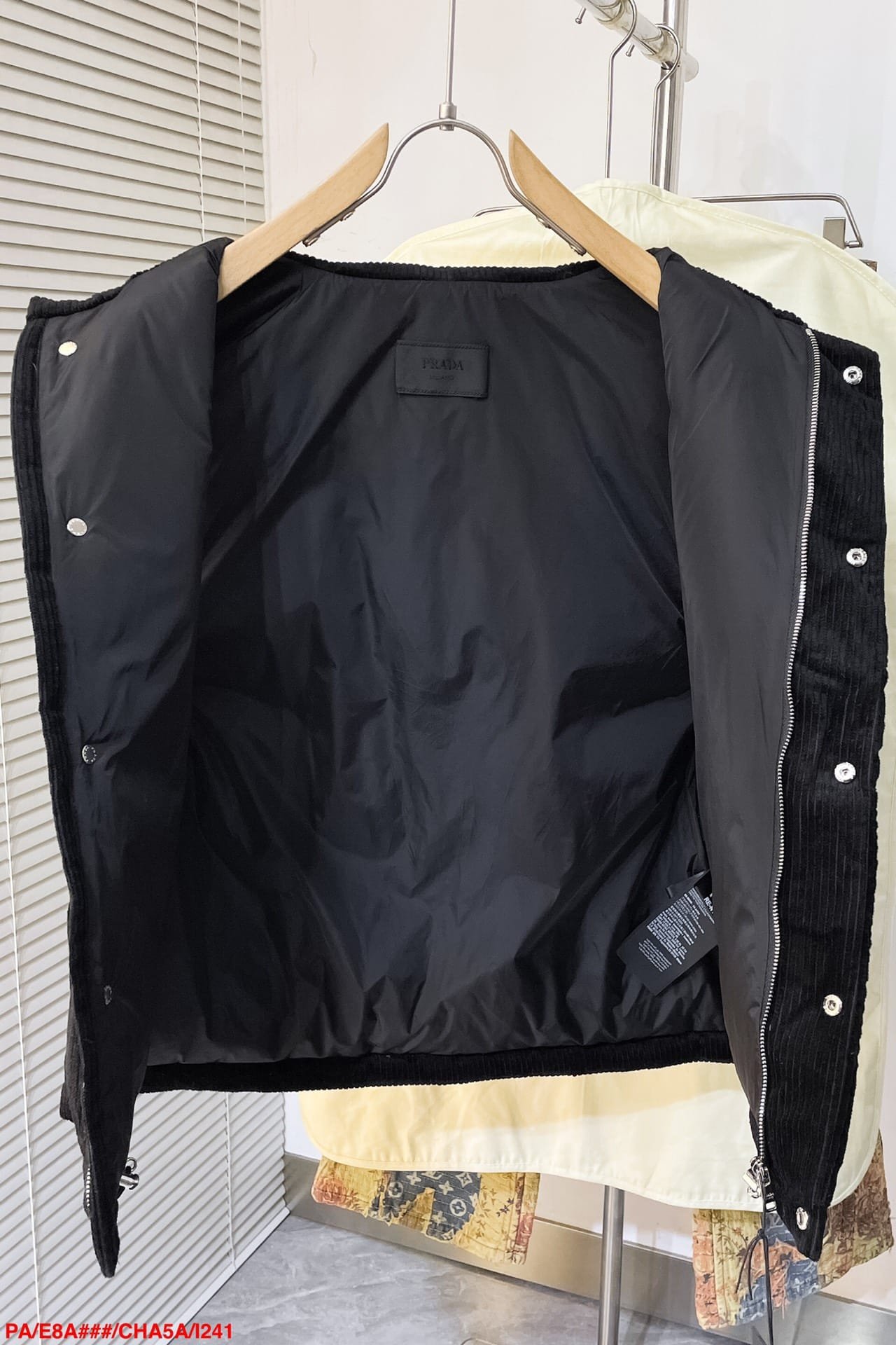 Corduroy down vest