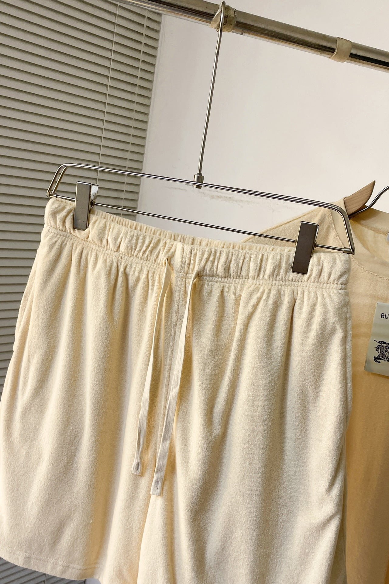 Burberry Cotton Towelling T-shirt+Cotton Towelling Shorts