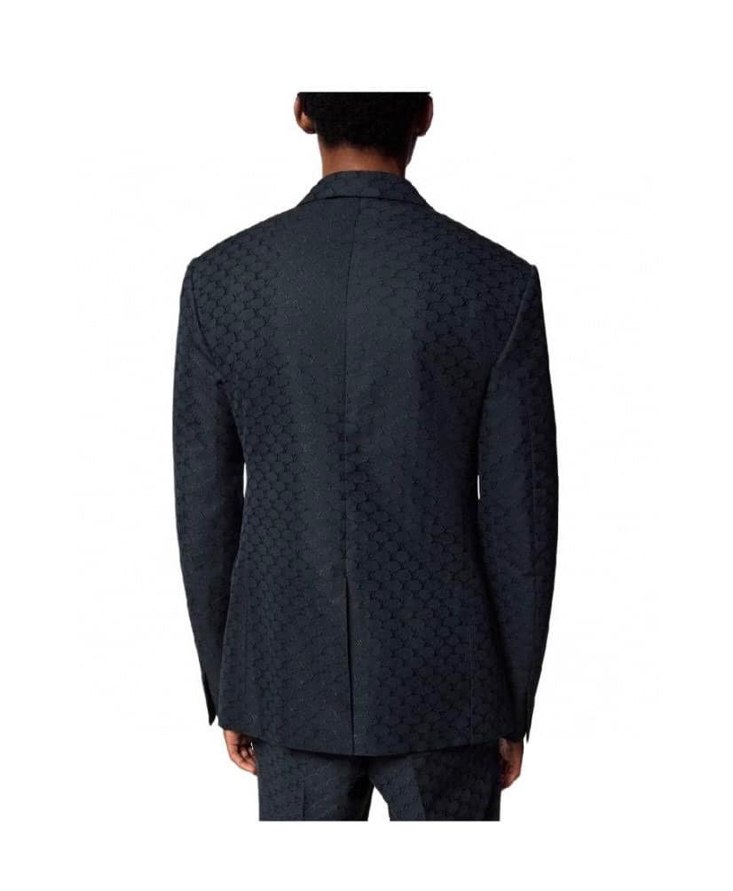 Single-Breasted Silk And Cotton Pont Neuf Jacket