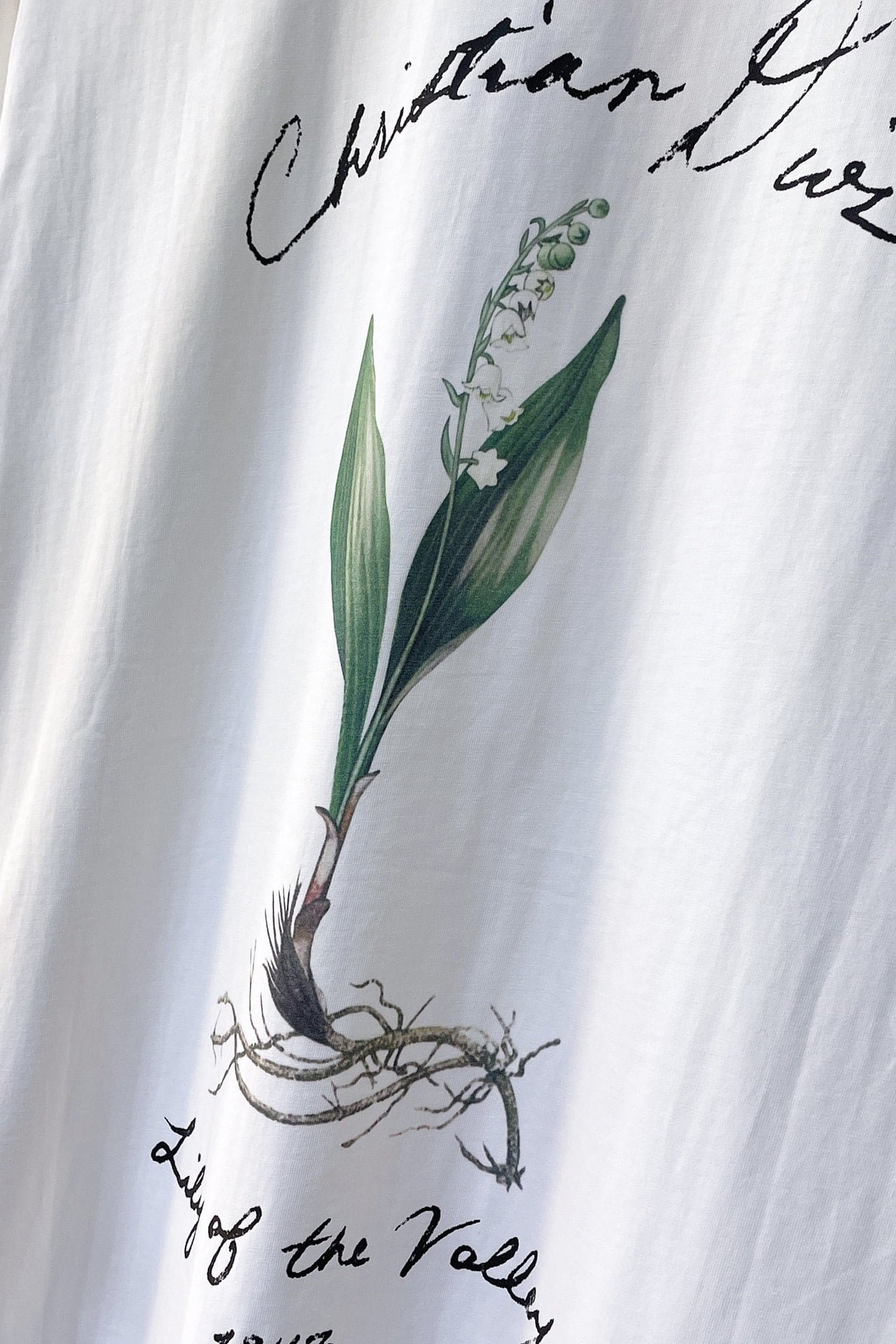 Handwritten Christian Dior T-Shirt, Relaxed Fit