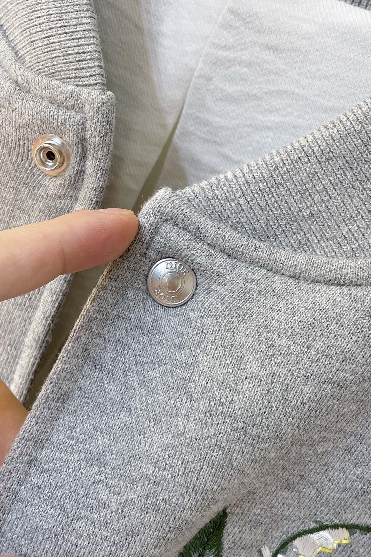 Dior Lily of the Valley Varsity Jacket