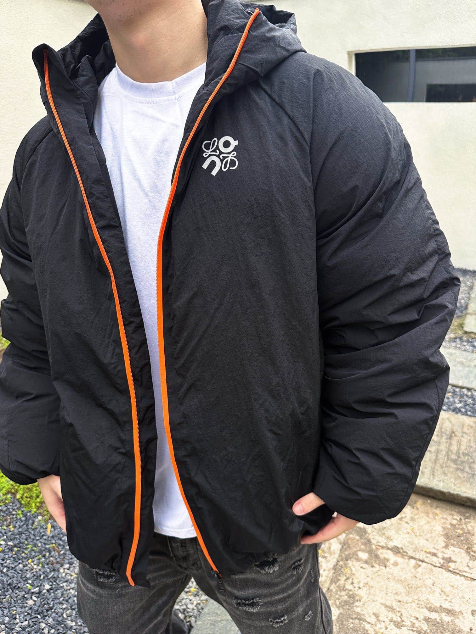 LOEWE x ON down jacket