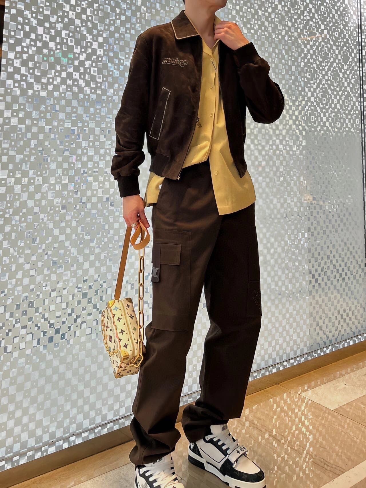 LV Signature Cotton Cargo Pants