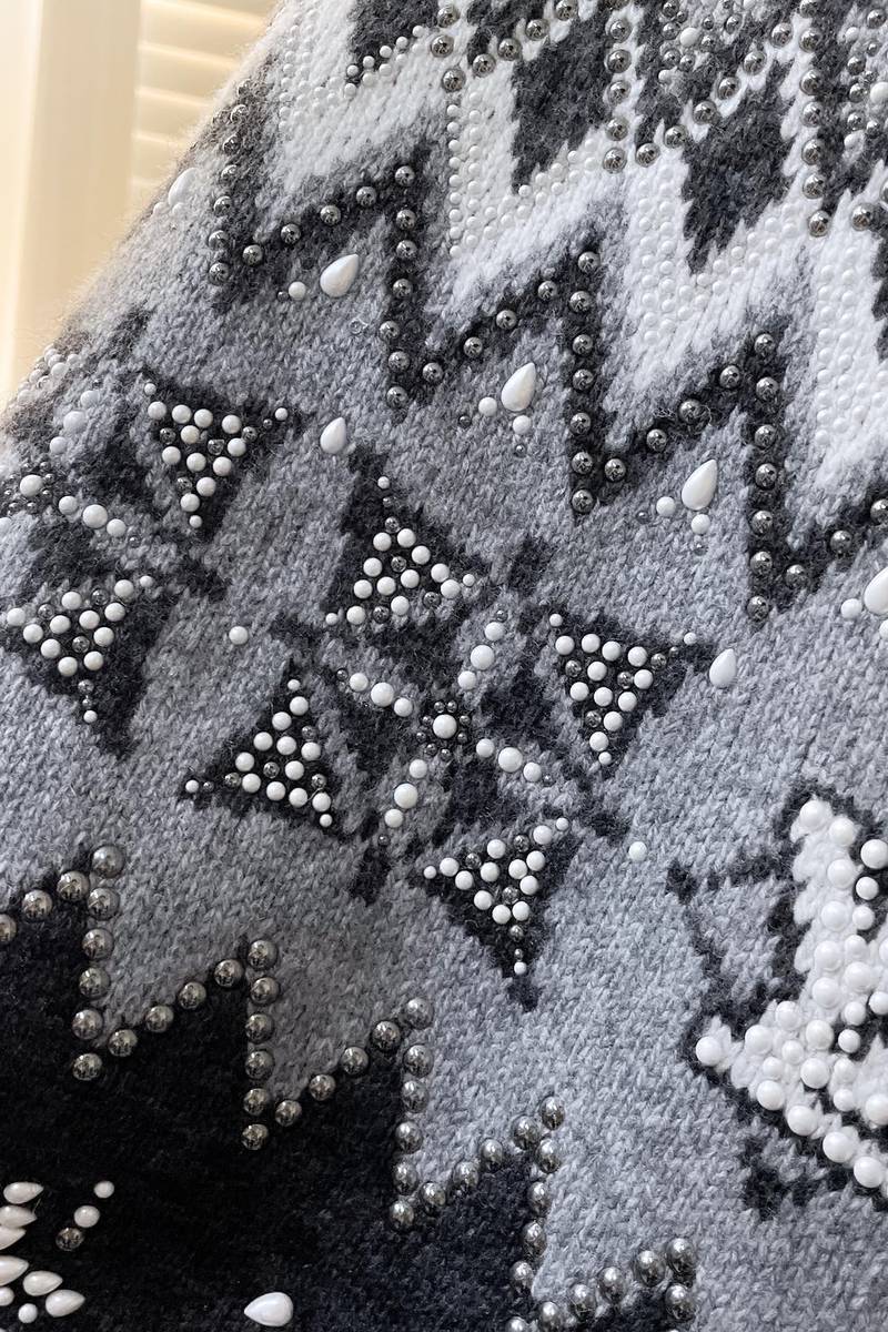 Embellished Wool-Cashmere Blend Pullover