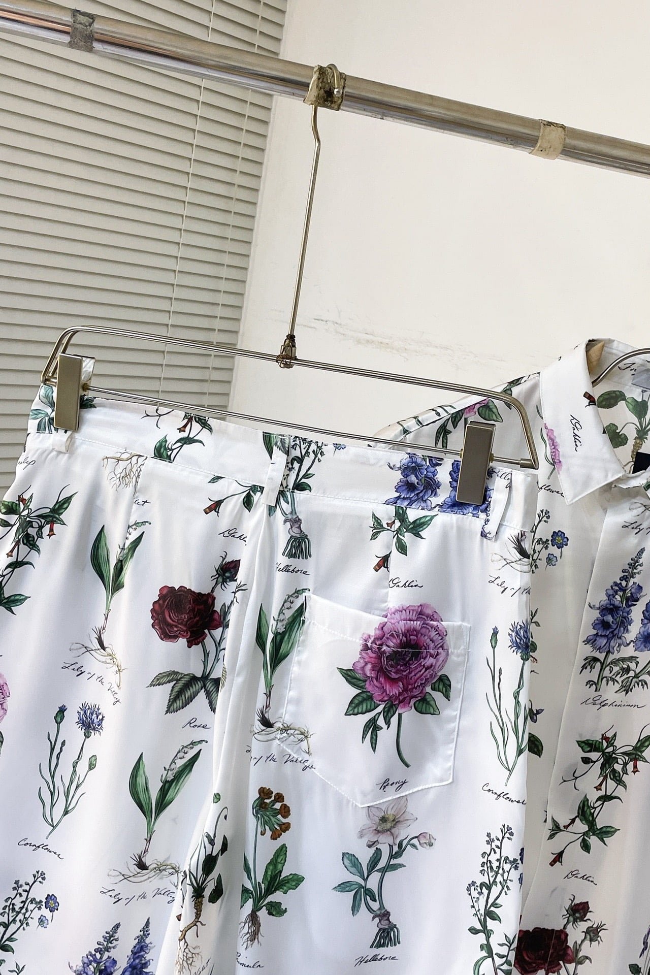 Dior Herbarium Illustration Bermuda Shorts