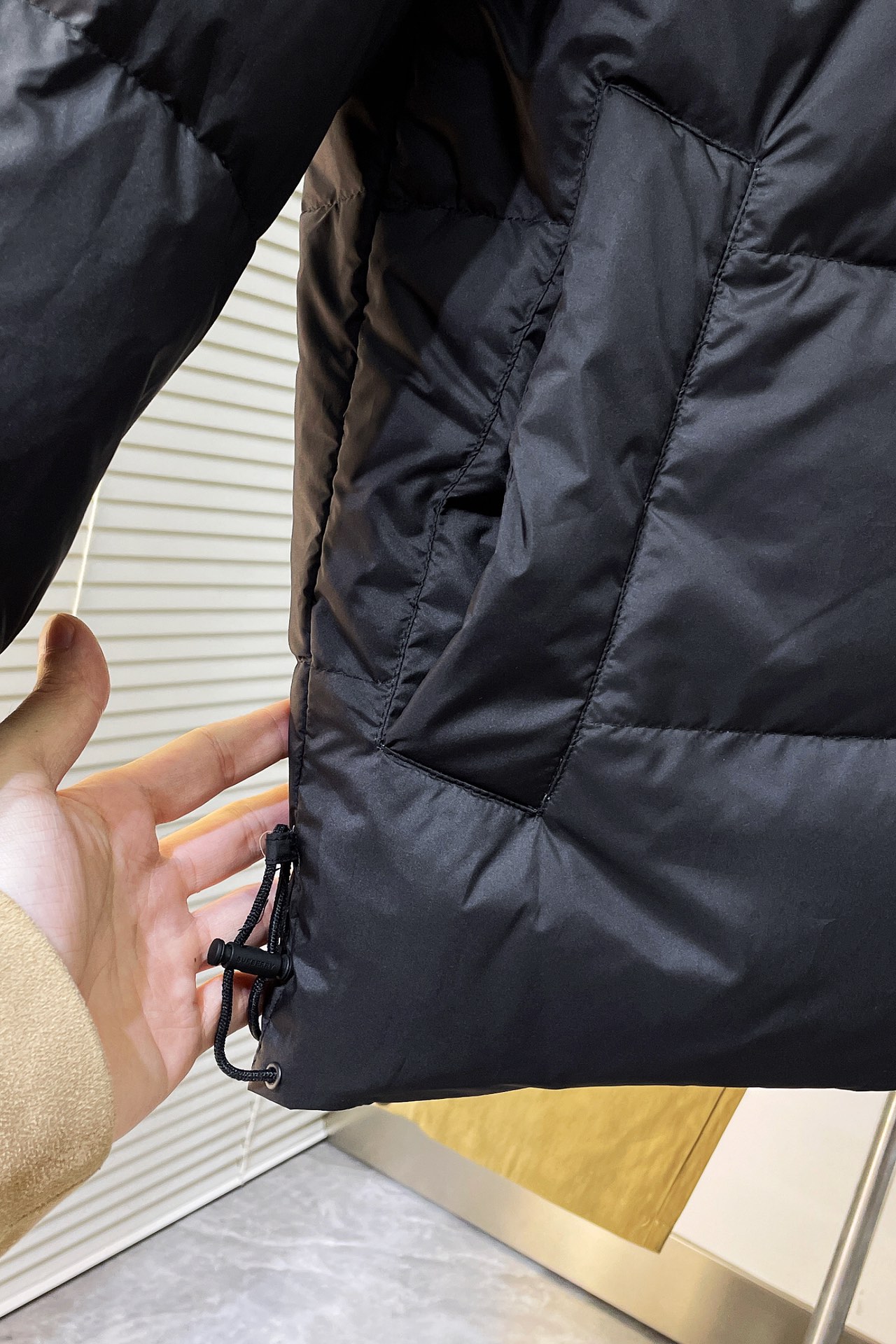 Reversible Check Puffer Jacket