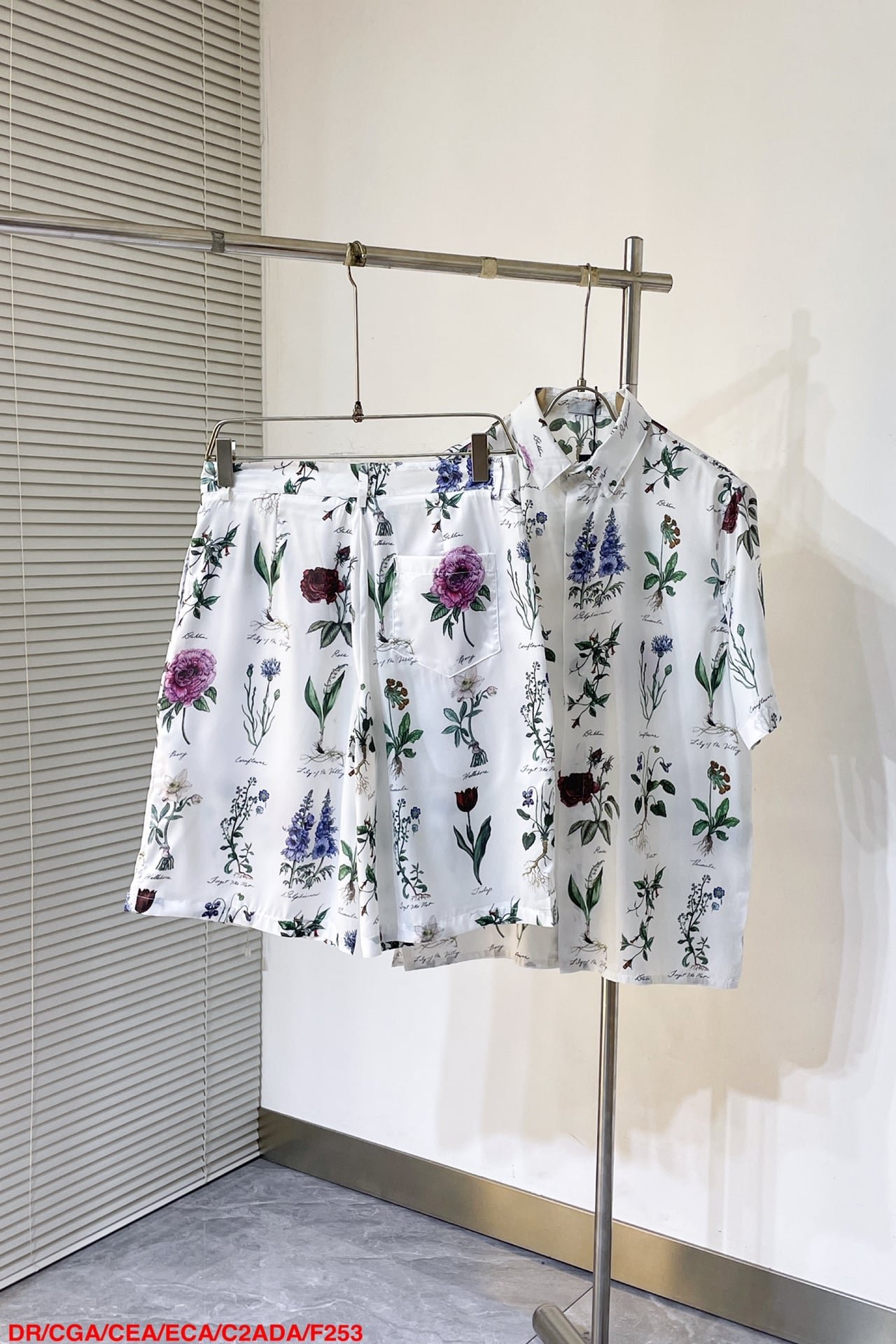 Dior Herbarium Illustration Bermuda Shorts