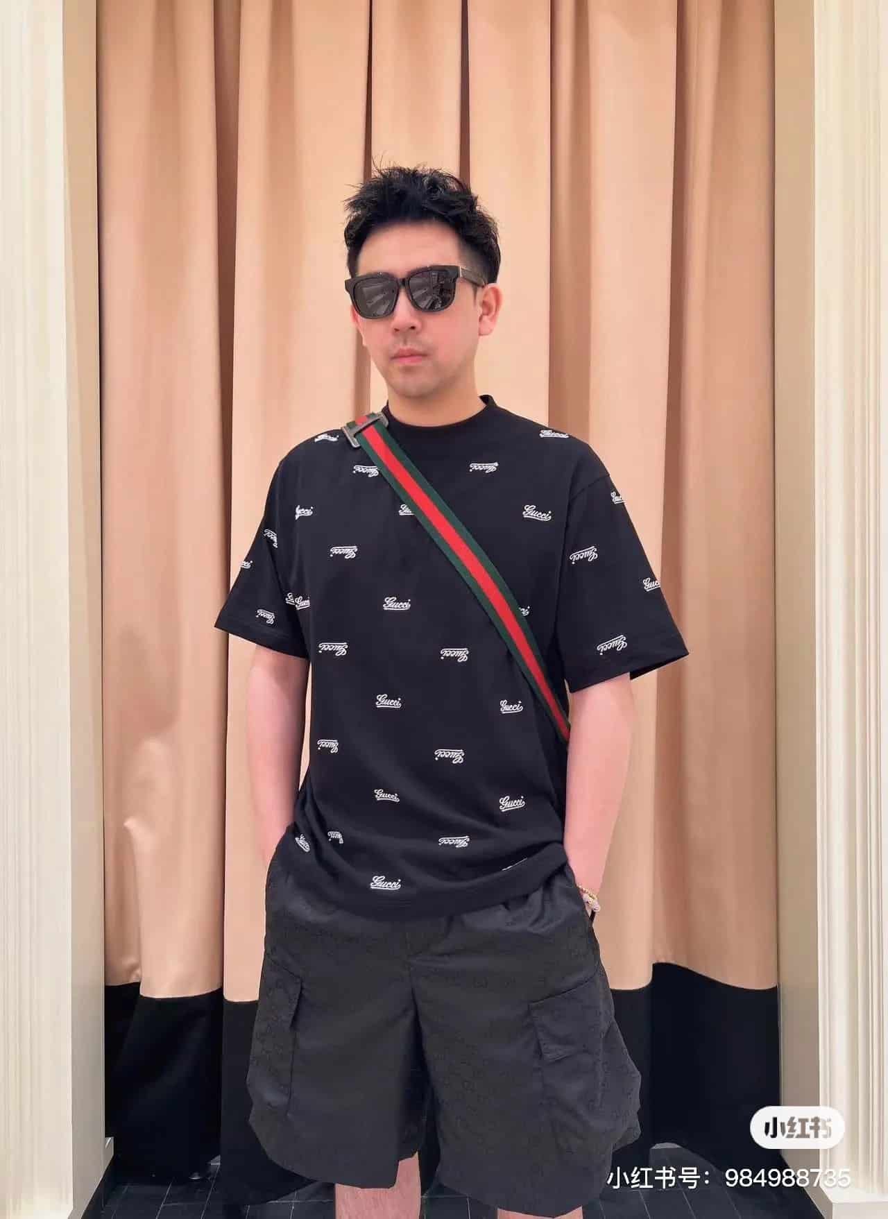 Gucci cotton jersey t-shirt with embroidery