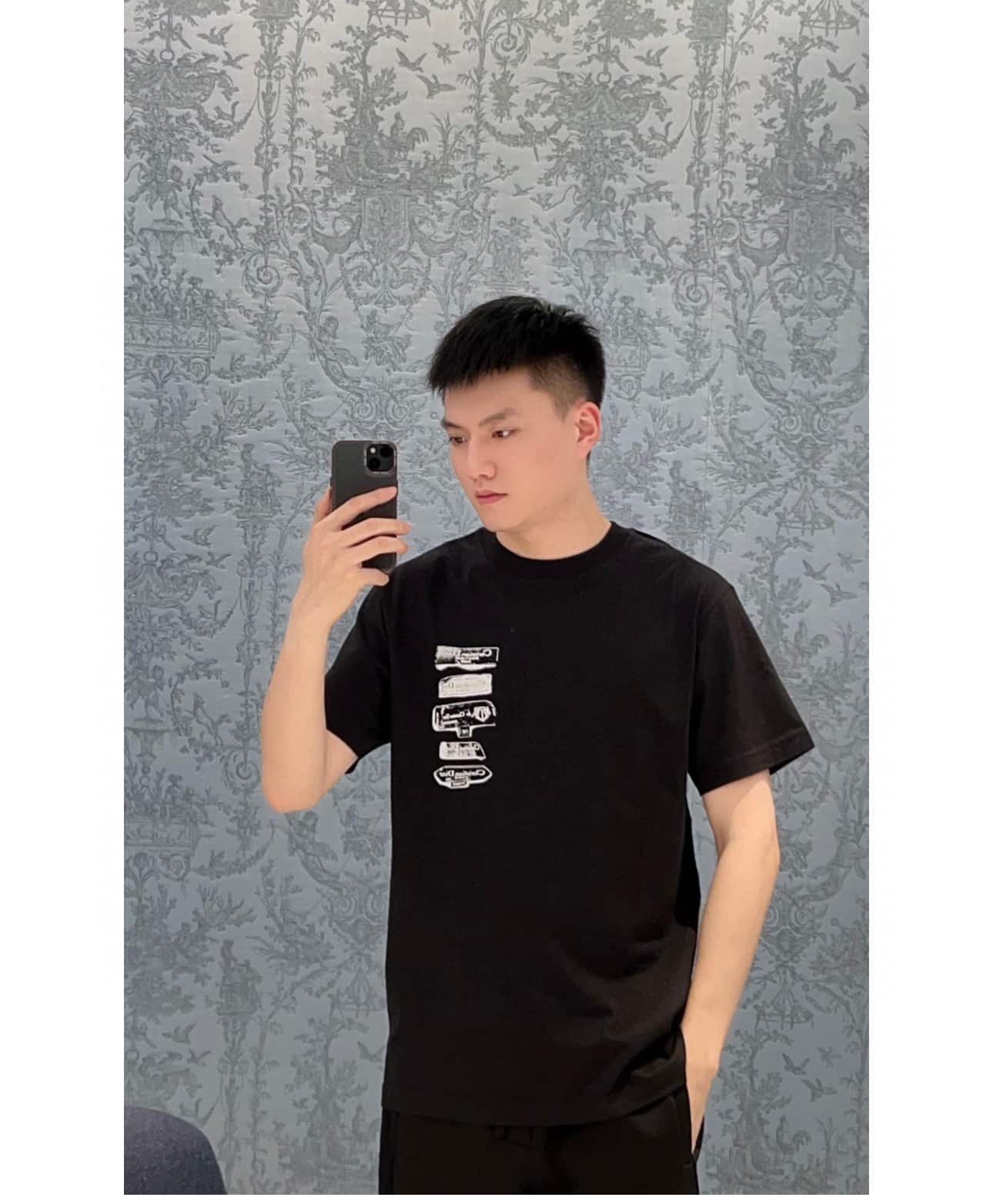 Dior Archives Labels T-Shirt, Relaxed Fit