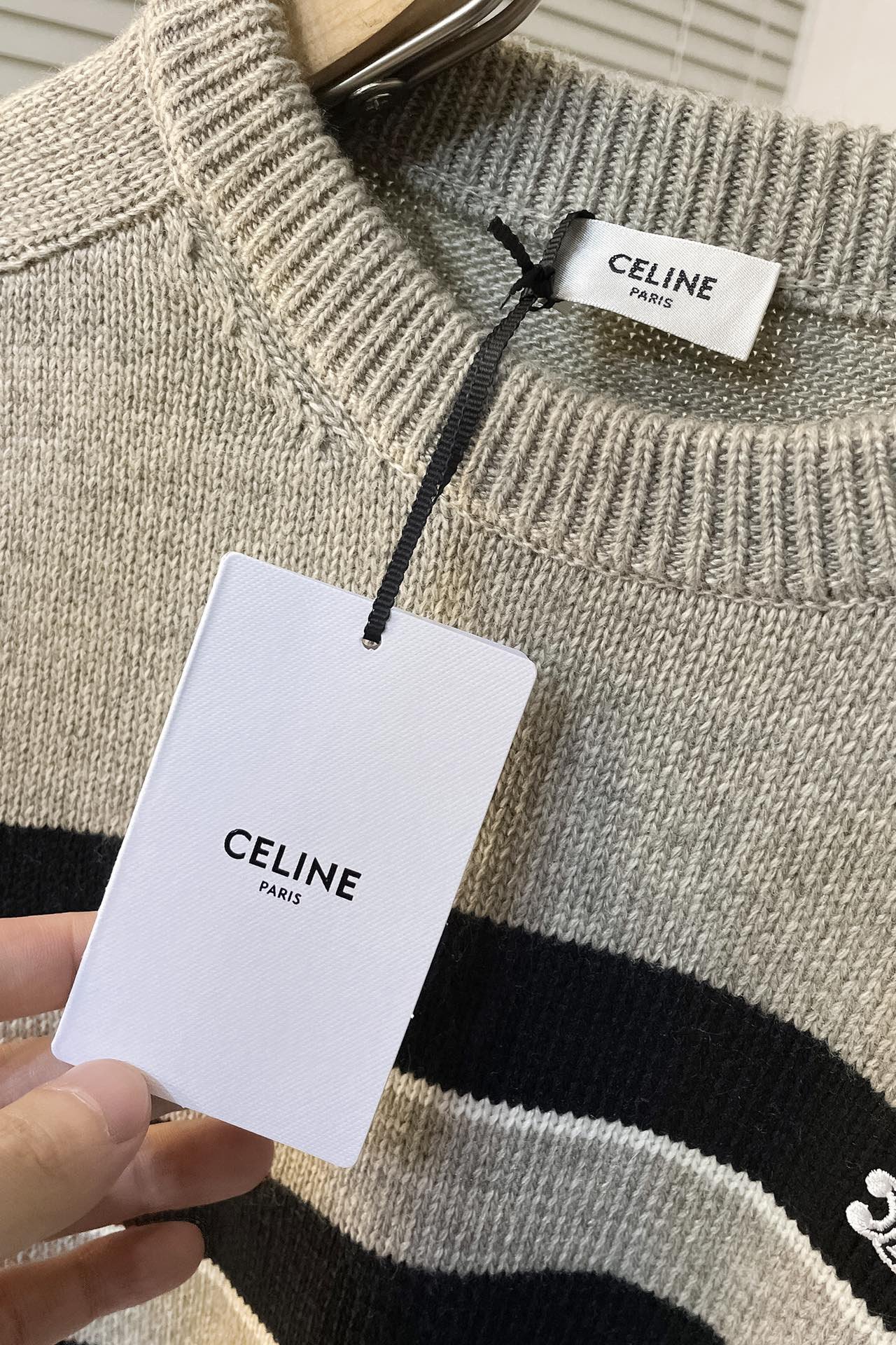 crew neck sweater in wool