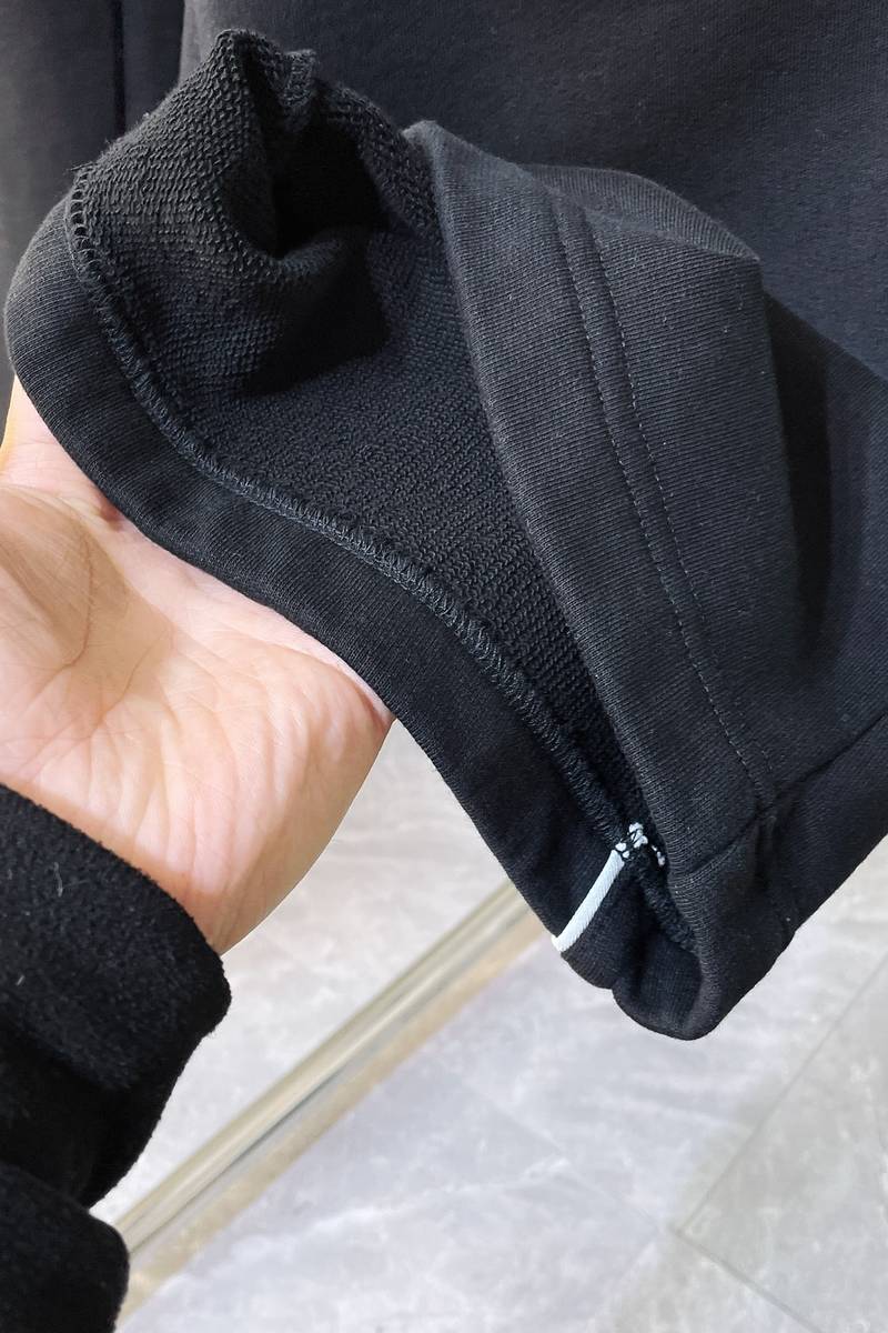 Balenciaga Soccer Baggy Sweatpants in black and white medium fleece