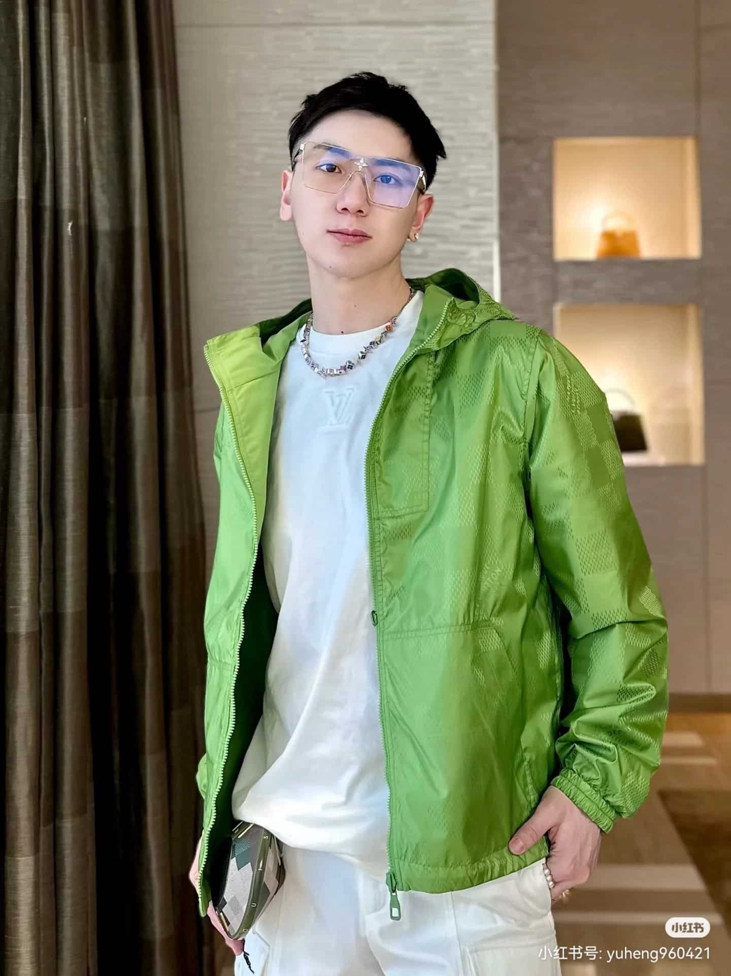 LV Damier Jacquard Reversible Windbreaker