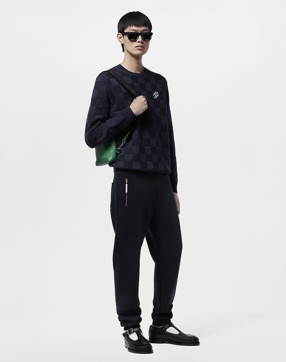 Embroidered Zipped Jersey Hoodie+pant