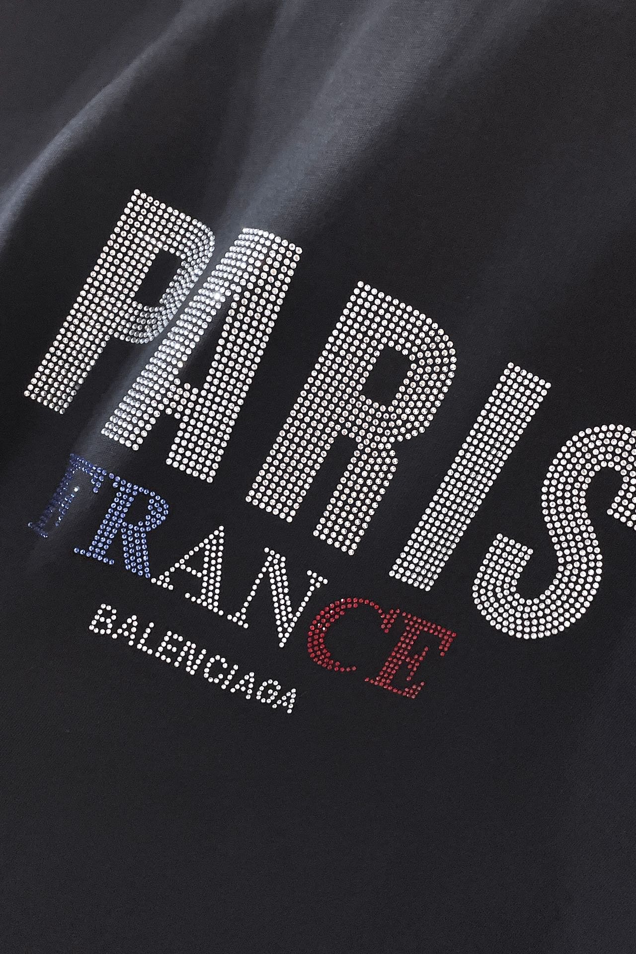 Balenciaga Paris Strass T-Shirt