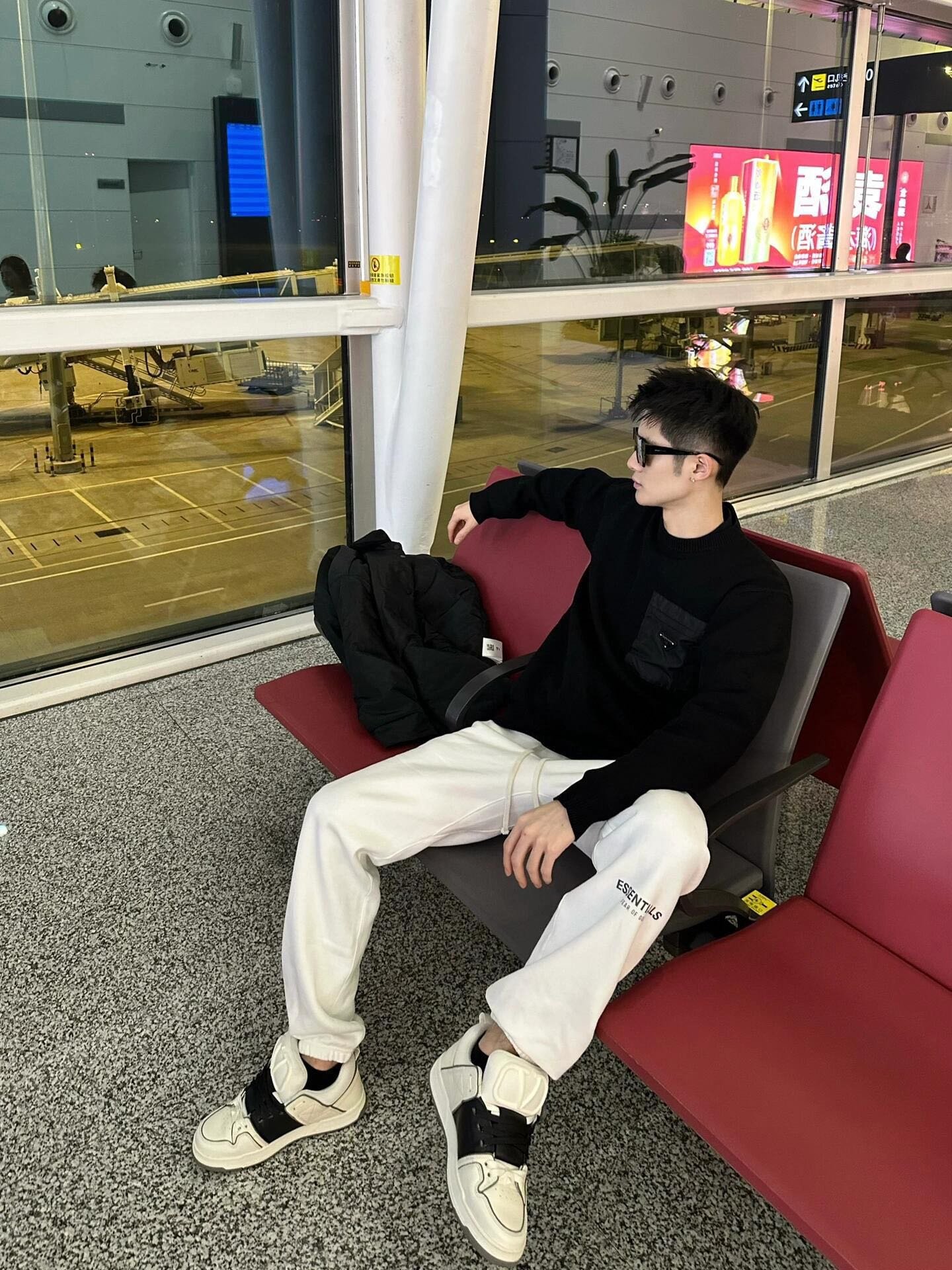 Wool and Re-Nylon sweater