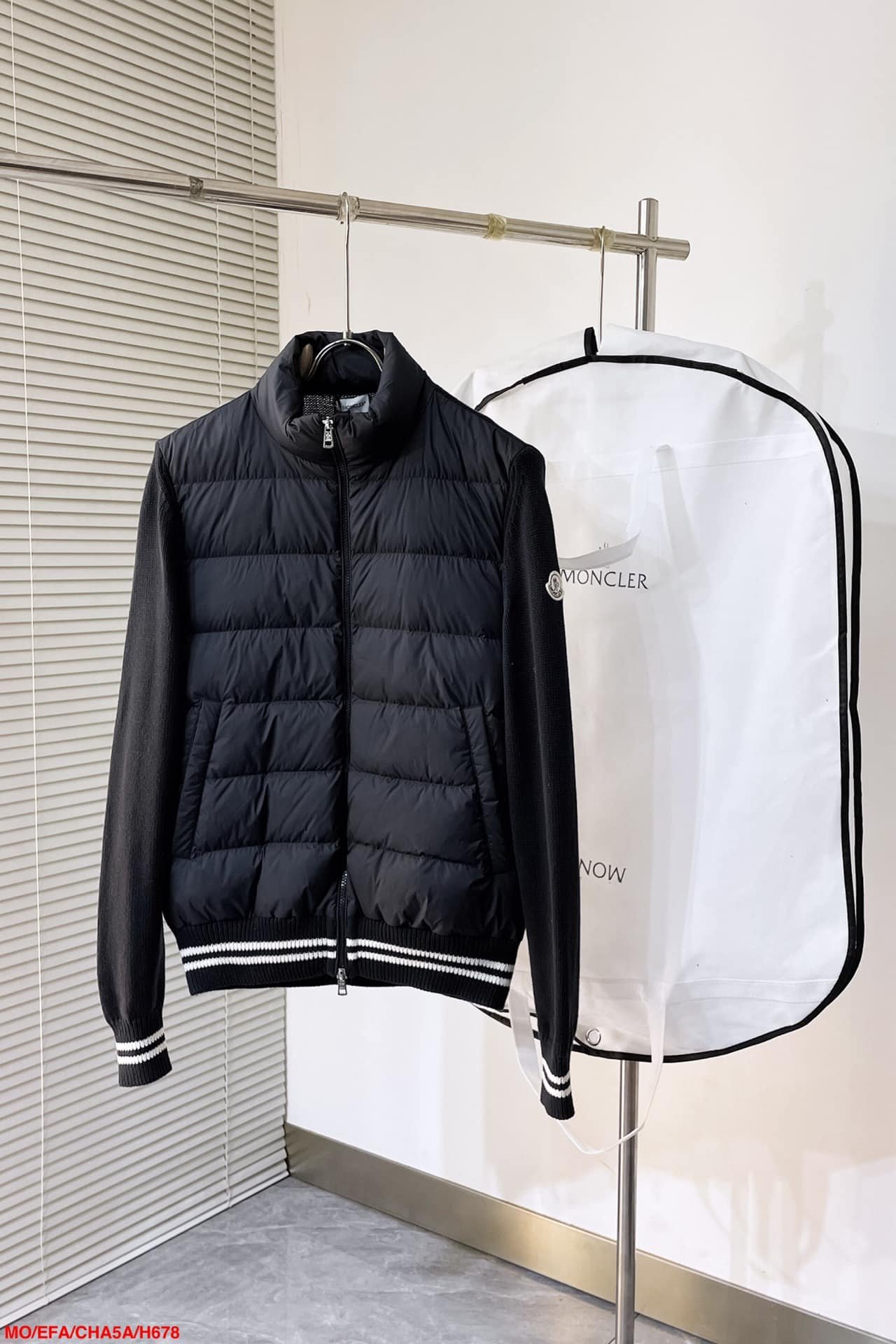 Padded Cotton Cardigan