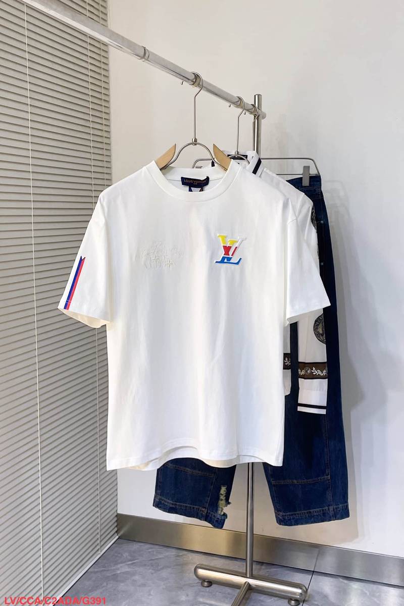 LV Graphic Cotton T-Shirt