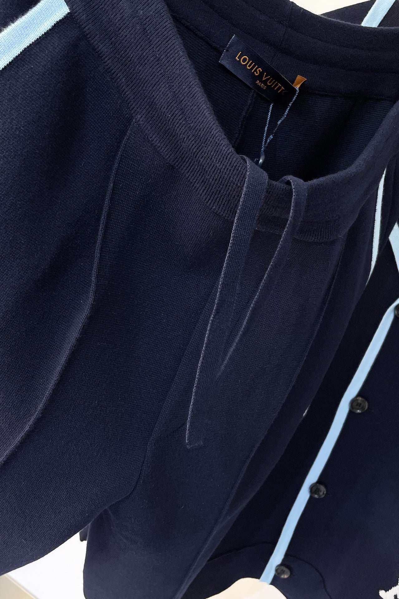 LV Signature Knitted Wool Blouson+ Shorts