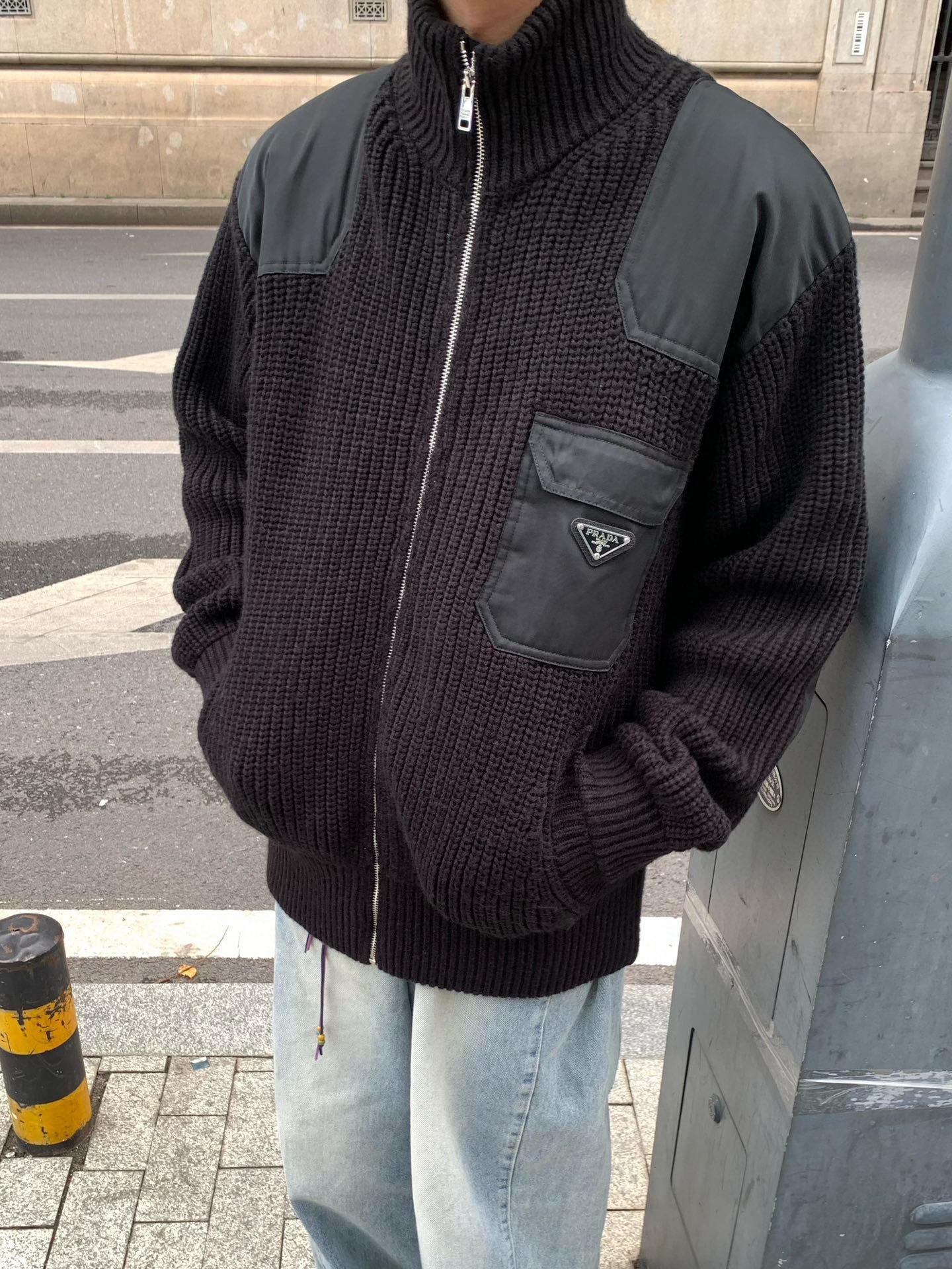 Wool and cashmere cardigan