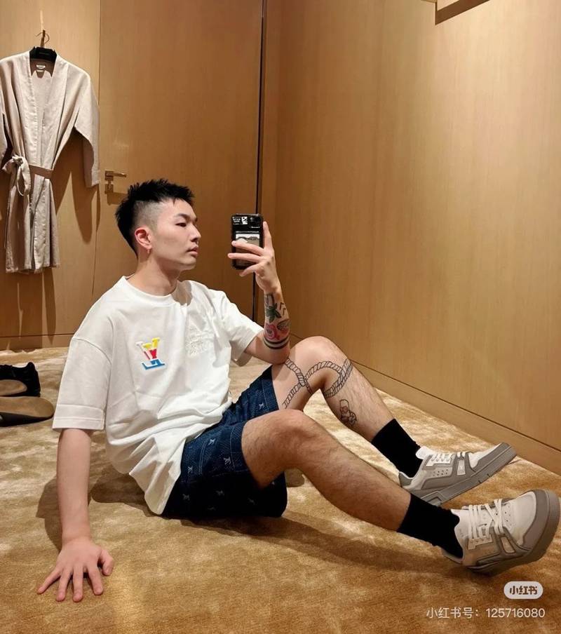LV Graphic Cotton T-Shirt
