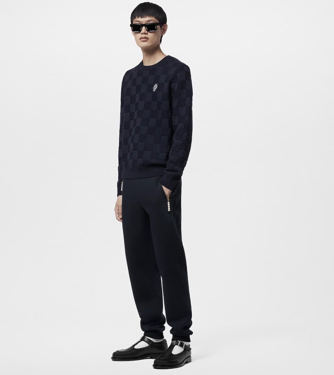 Embroidered Zipped Jersey Hoodie+pant