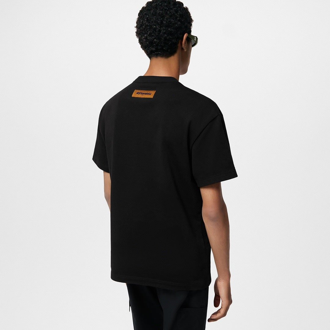 LV Embroidered Signature Cotton T-Shirt