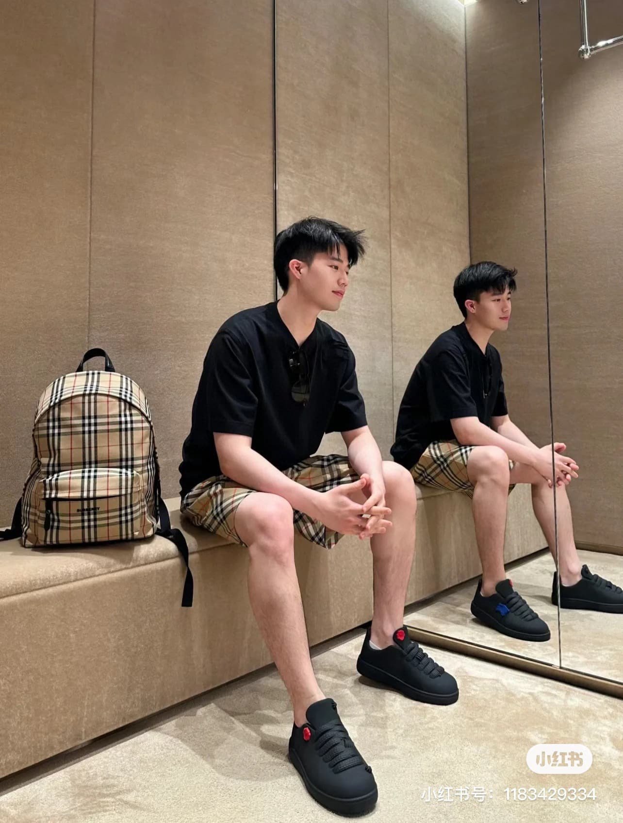 Burberry Check Shorts