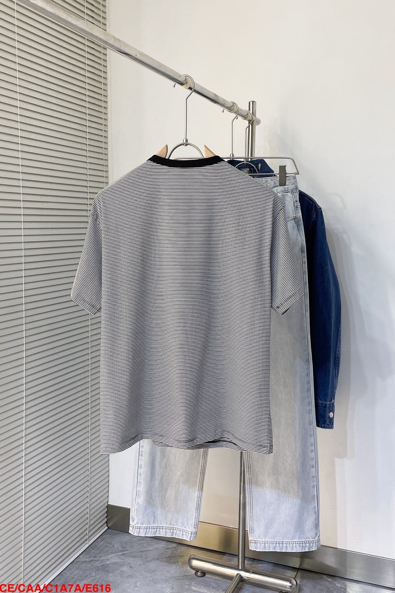 Celine paris loose t-shirt in cotton jersey