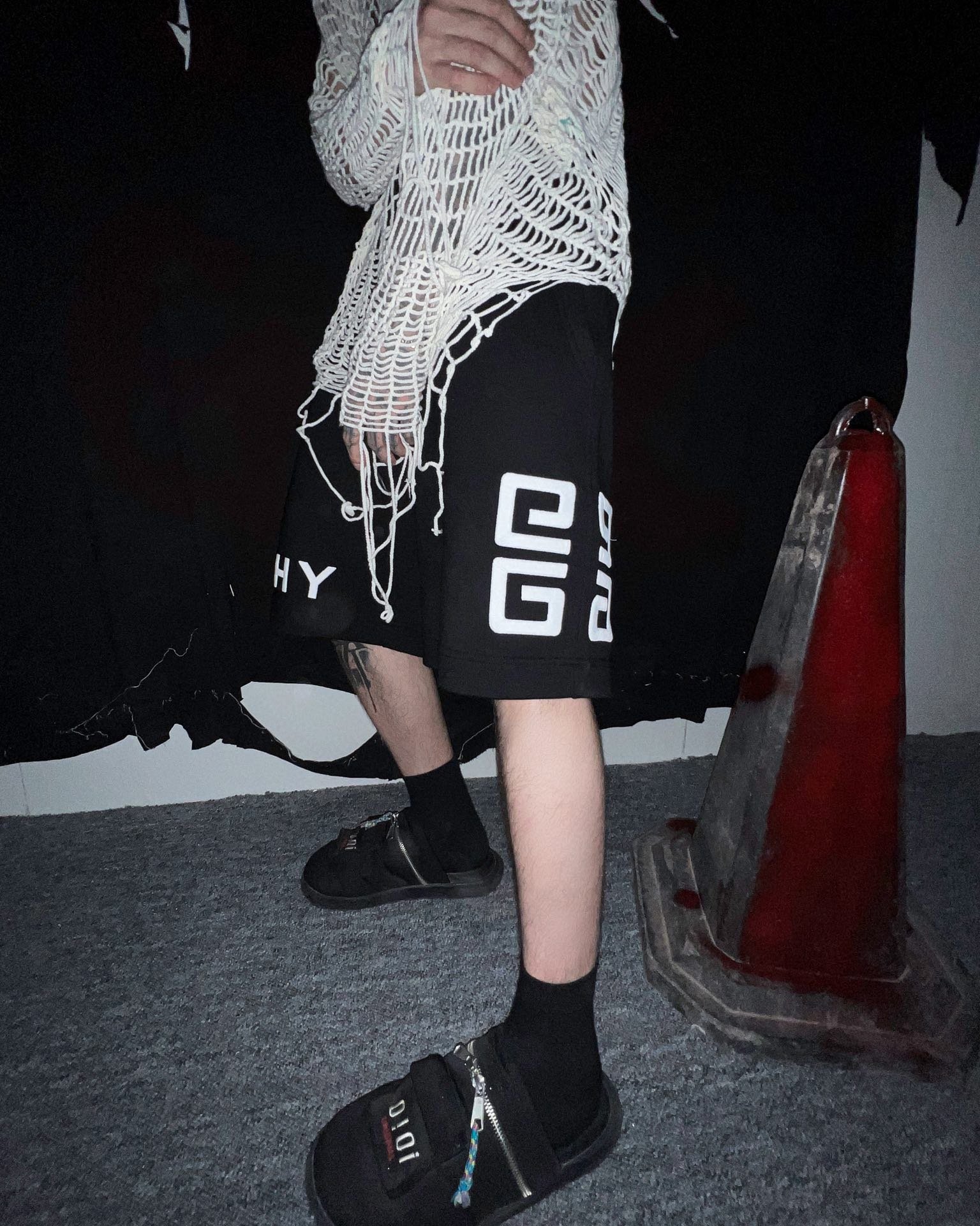 Givenchy 4G bermuda shorts in fleece