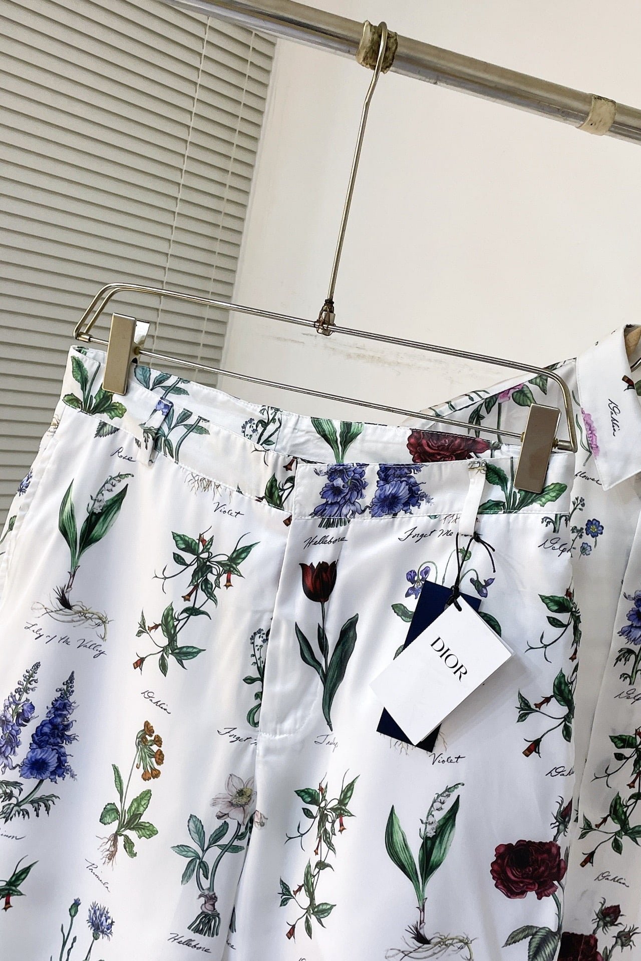 Dior Herbarium Illustration Bermuda Shorts