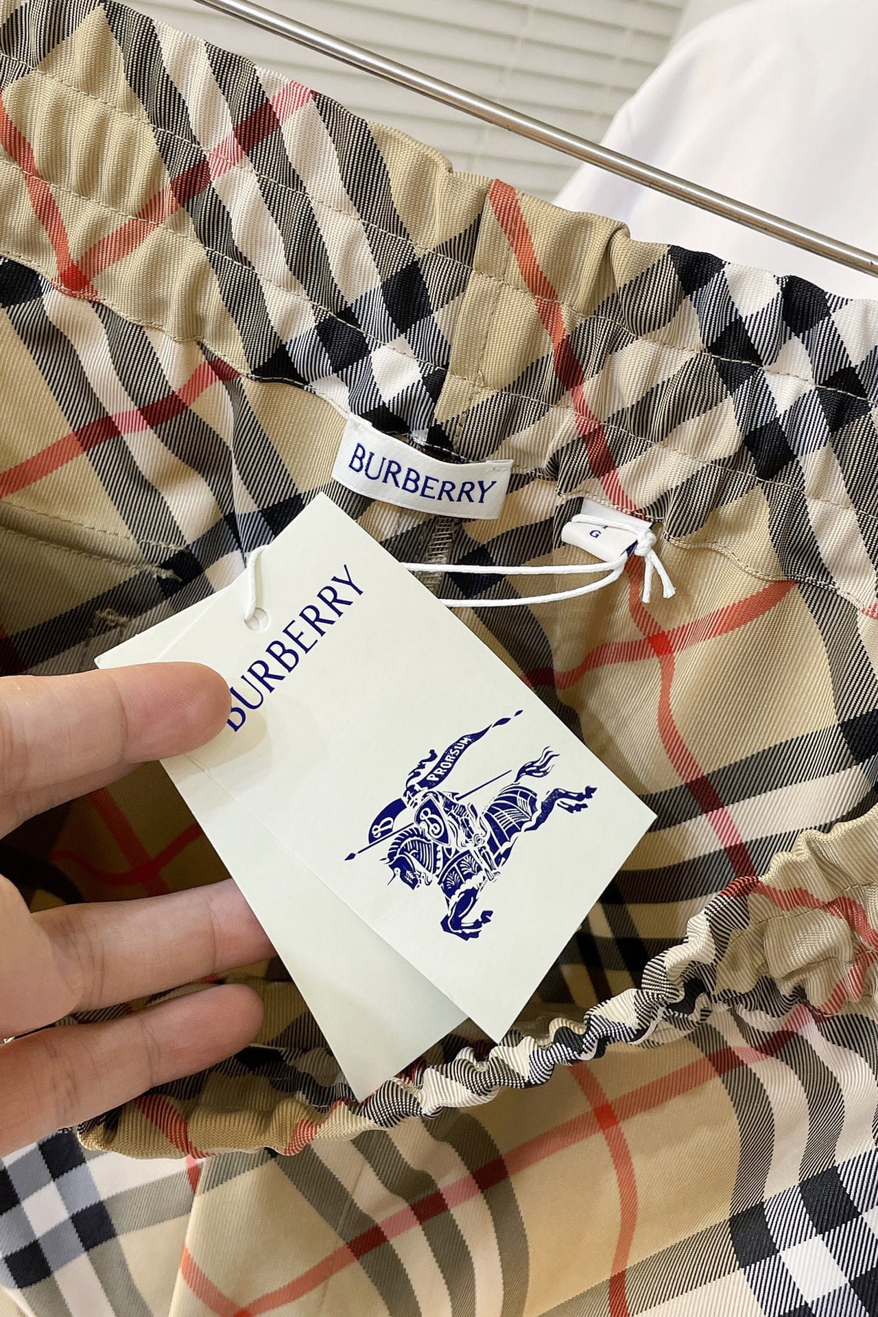 Burberry Check Shorts