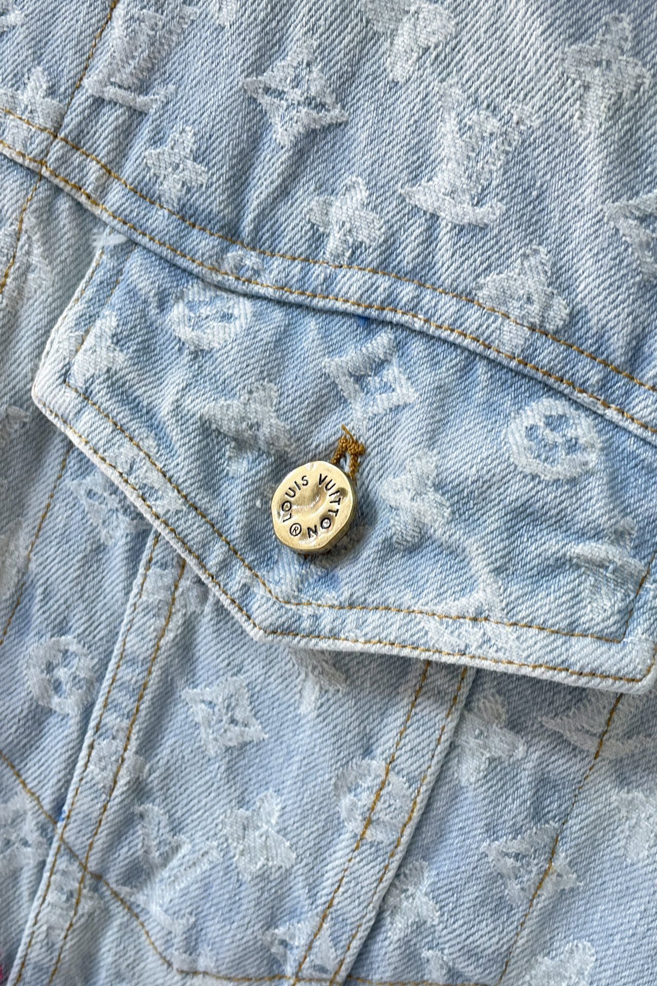 LV Monogram Denim Jacket+Pants