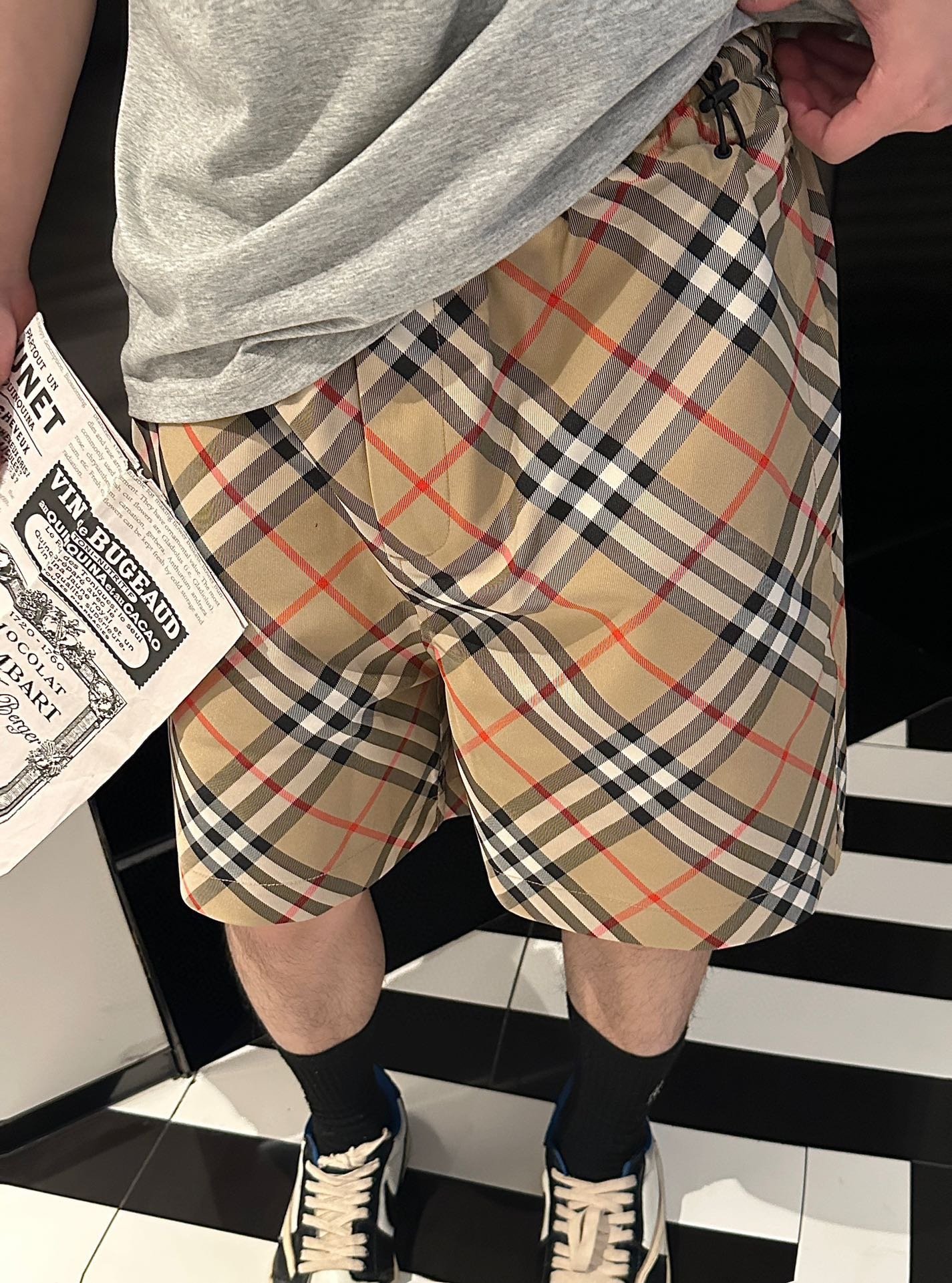 Burberry Check Shorts
