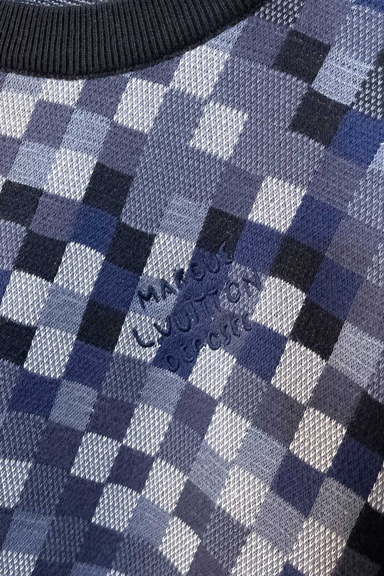 LV Vers Damoflage Jacquard Pullover