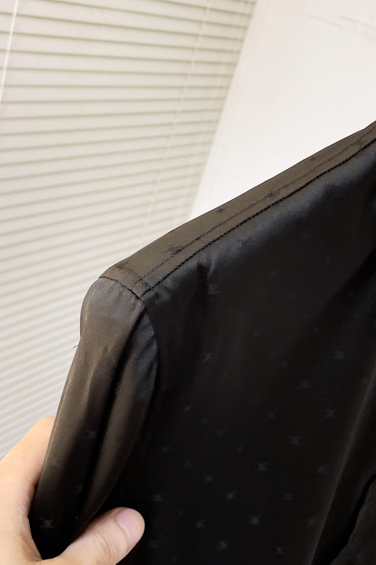 Celine loose carnaby shirt in silk jacquard