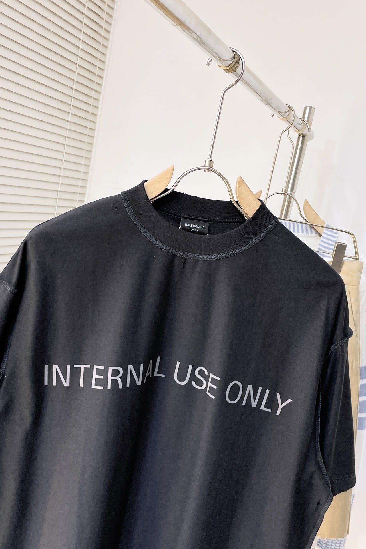 Balenciaga Internal Use Only Inside-Out T-Shirt Oversized