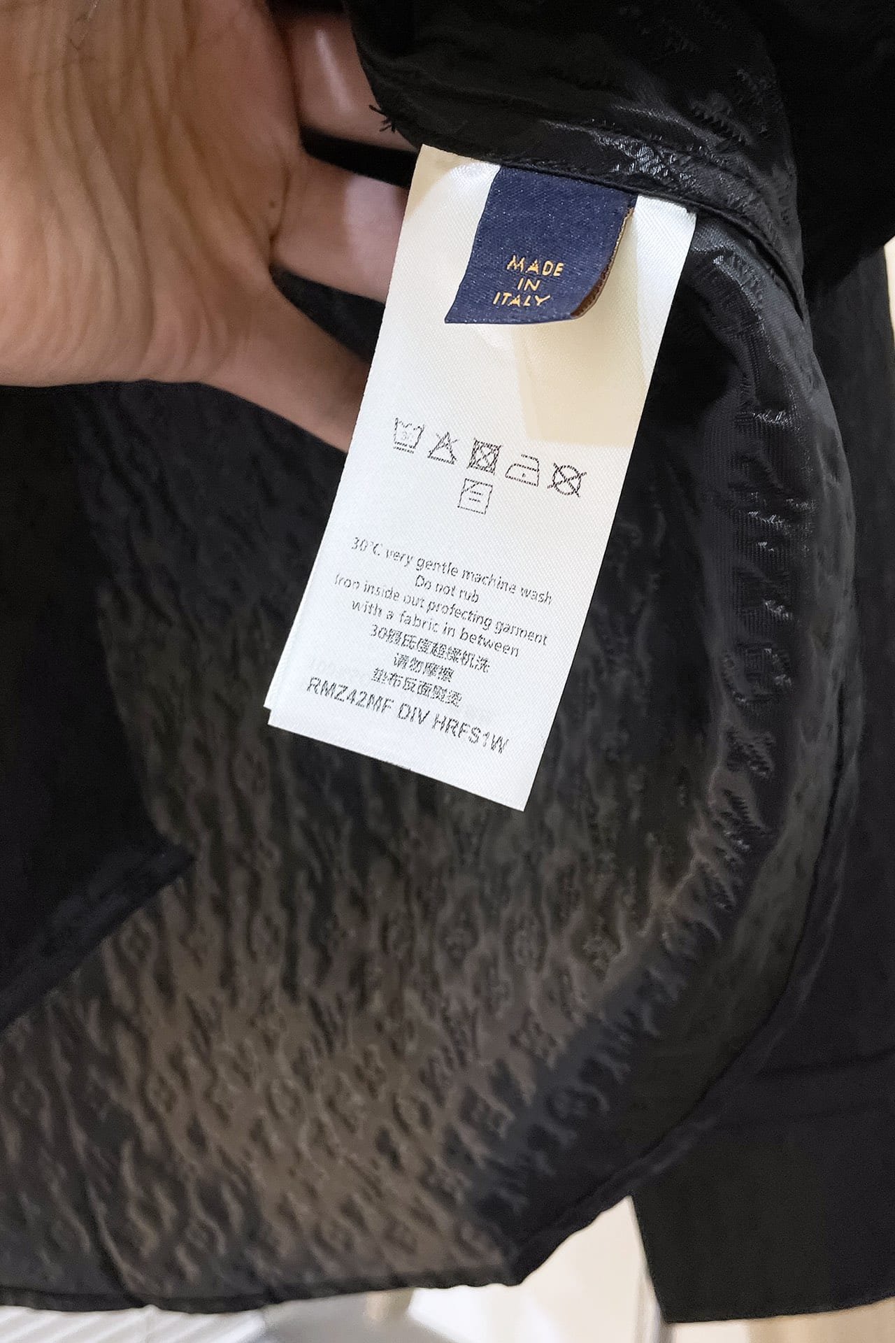 Monogram Long-Sleeved Silk Shirt