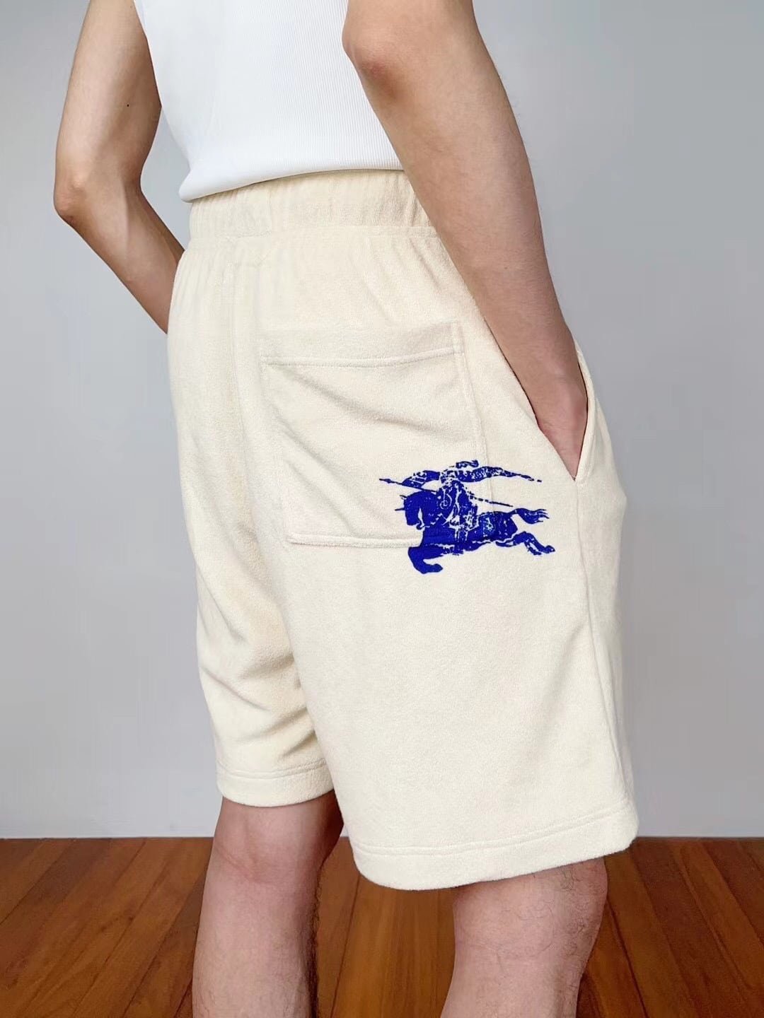 Burberry Cotton Towelling T-shirt+Cotton Towelling Shorts