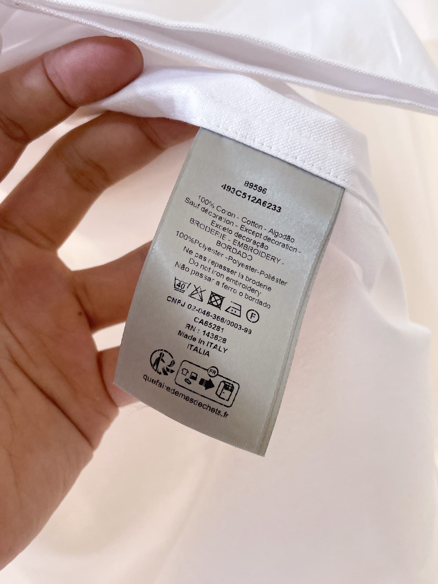 CD Heart Embroidered Shirt