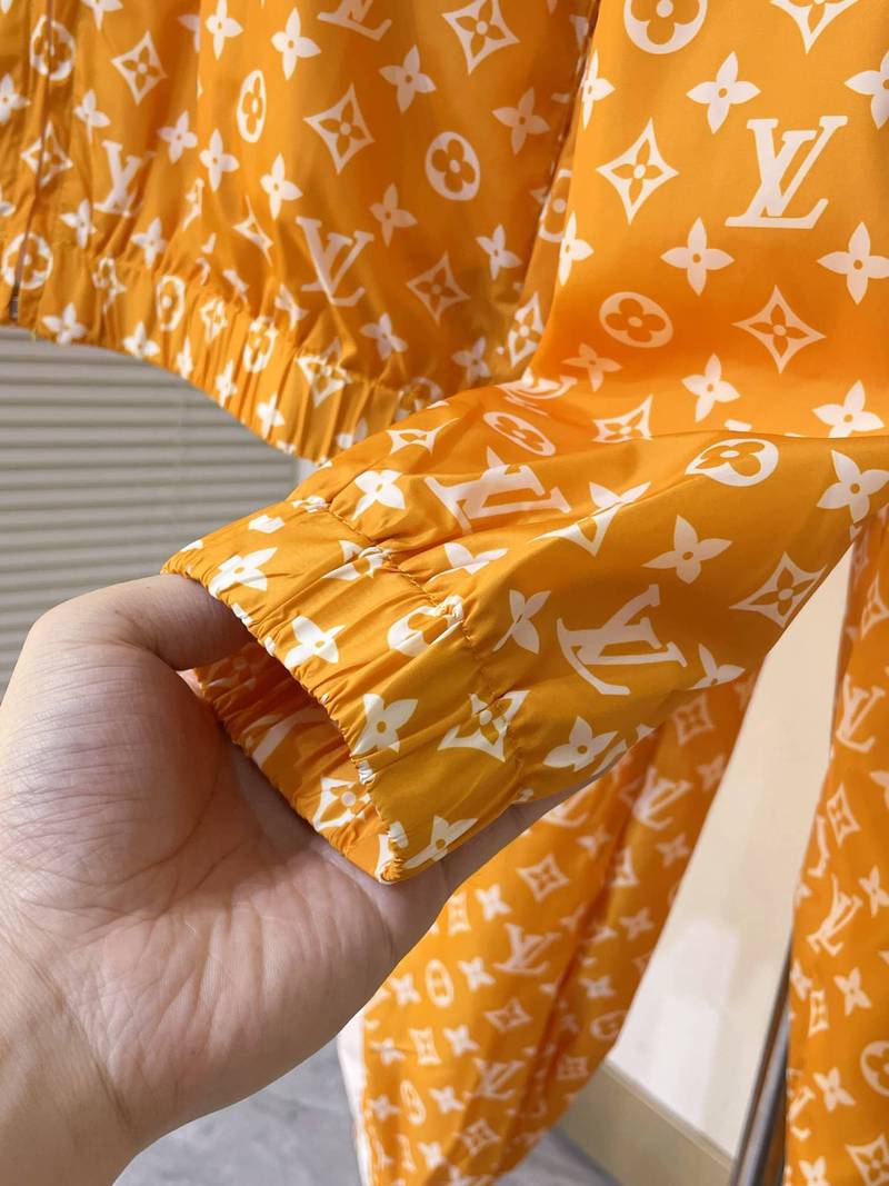 LV Monogram Printed Technical Track Top+Pants