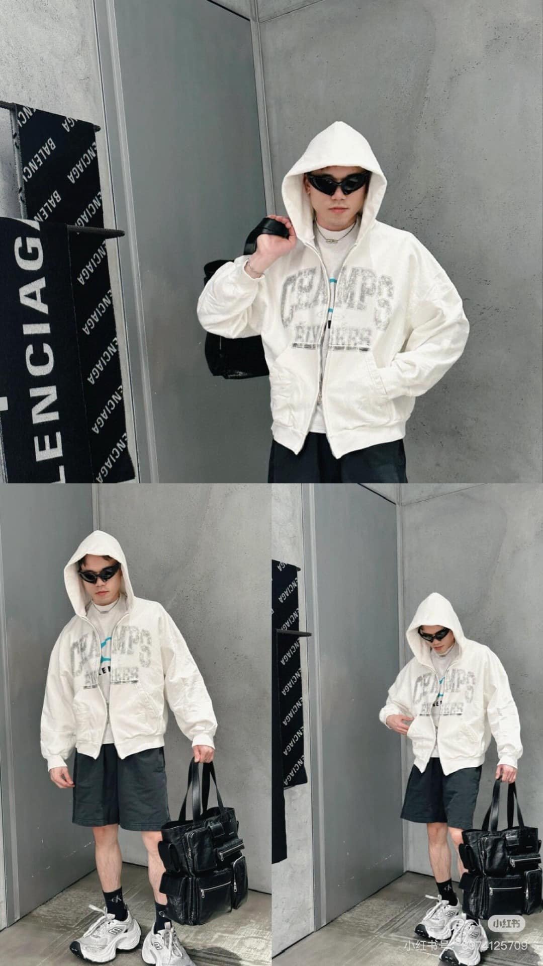 Champs-Elys��es Zip-Up Hoodie