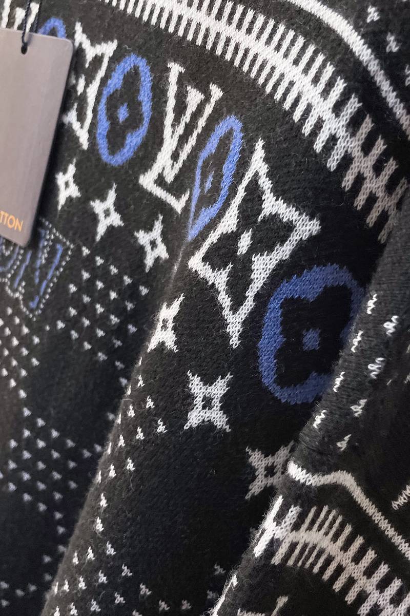 Jacquard Wool Pullover