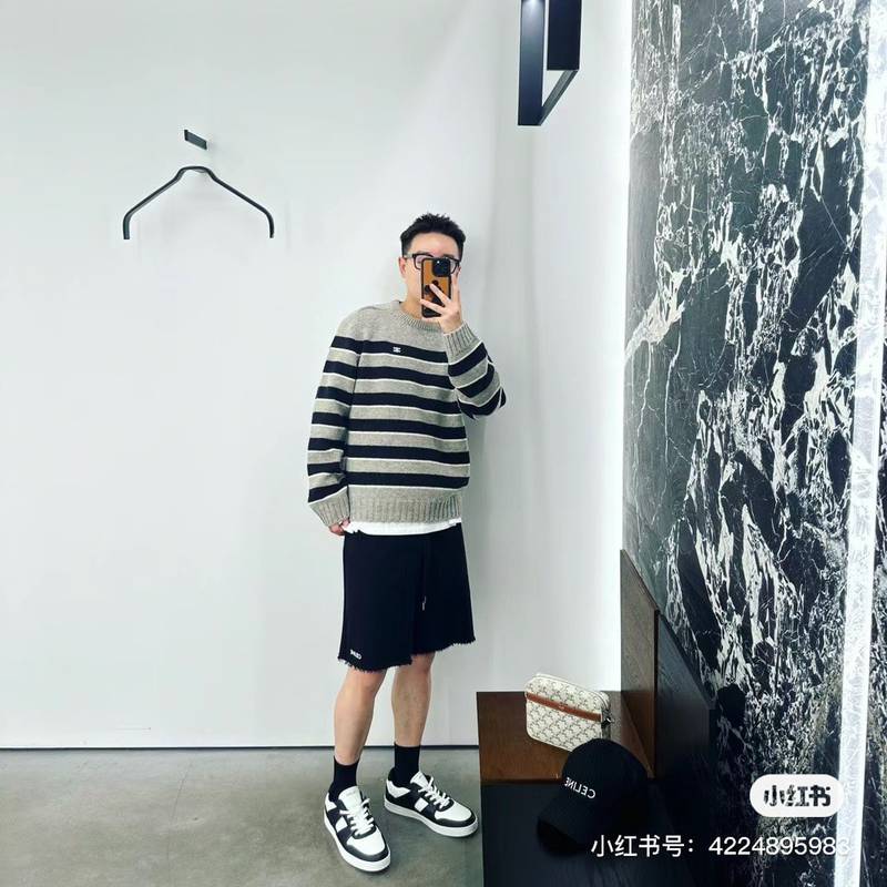 crew neck sweater in wool