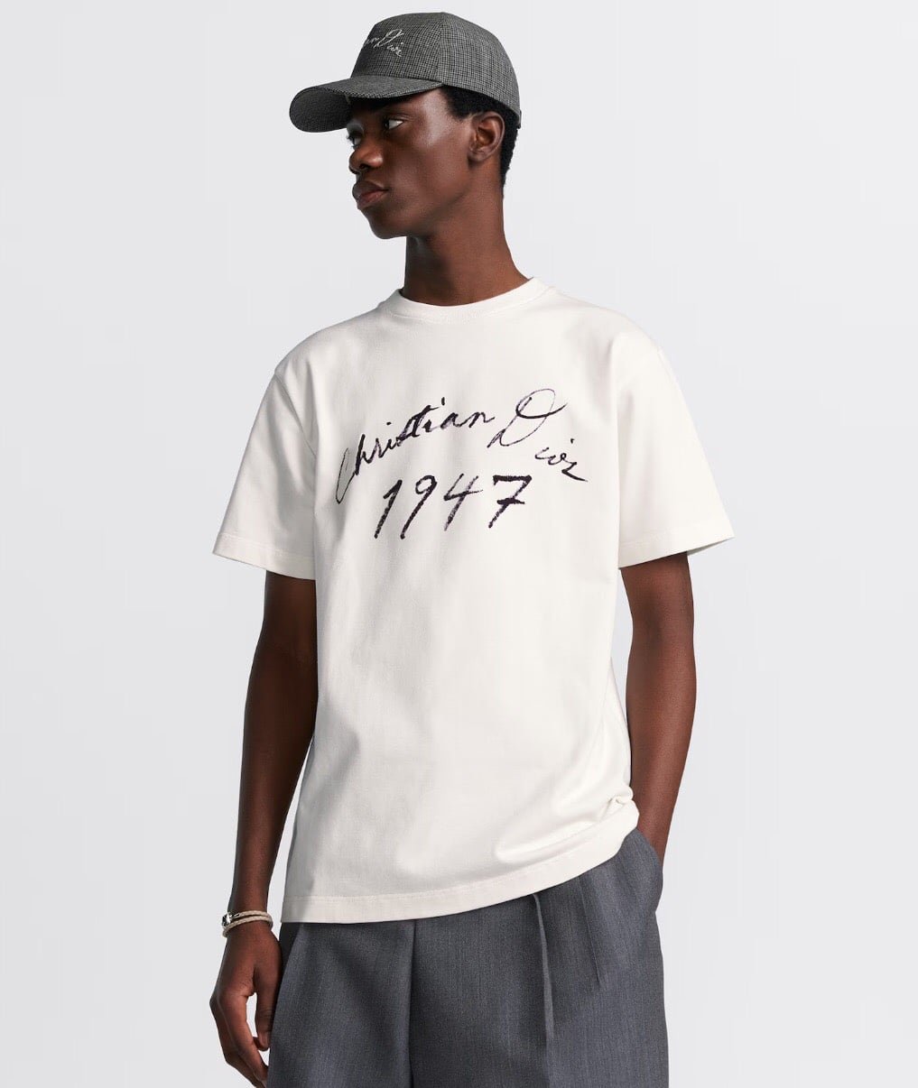 Handwritten Christian Dior Relaxed-Fit T-Shirt