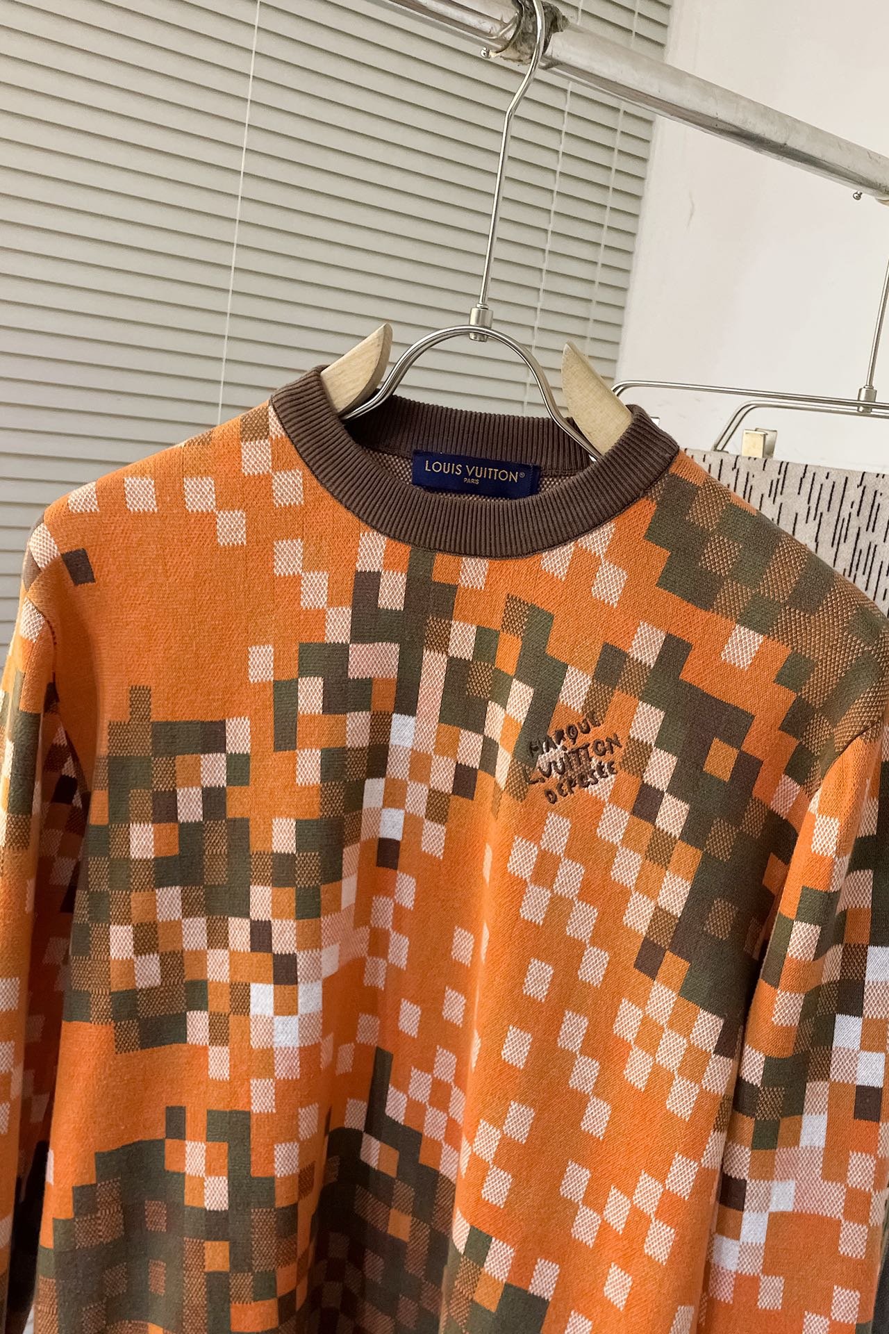 Jacquard Cotton Pullover