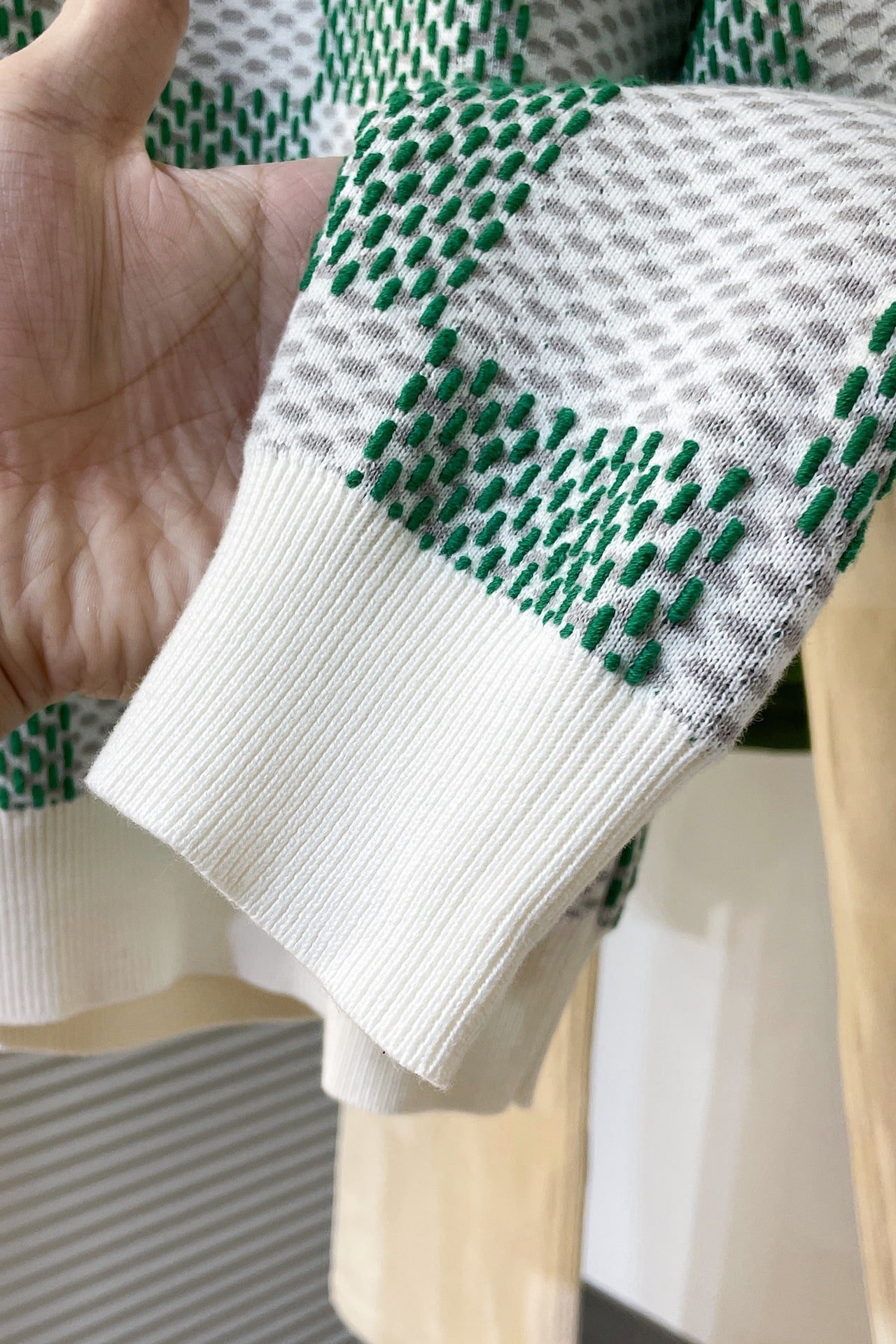 LV Damier Cotton Sweatshirt